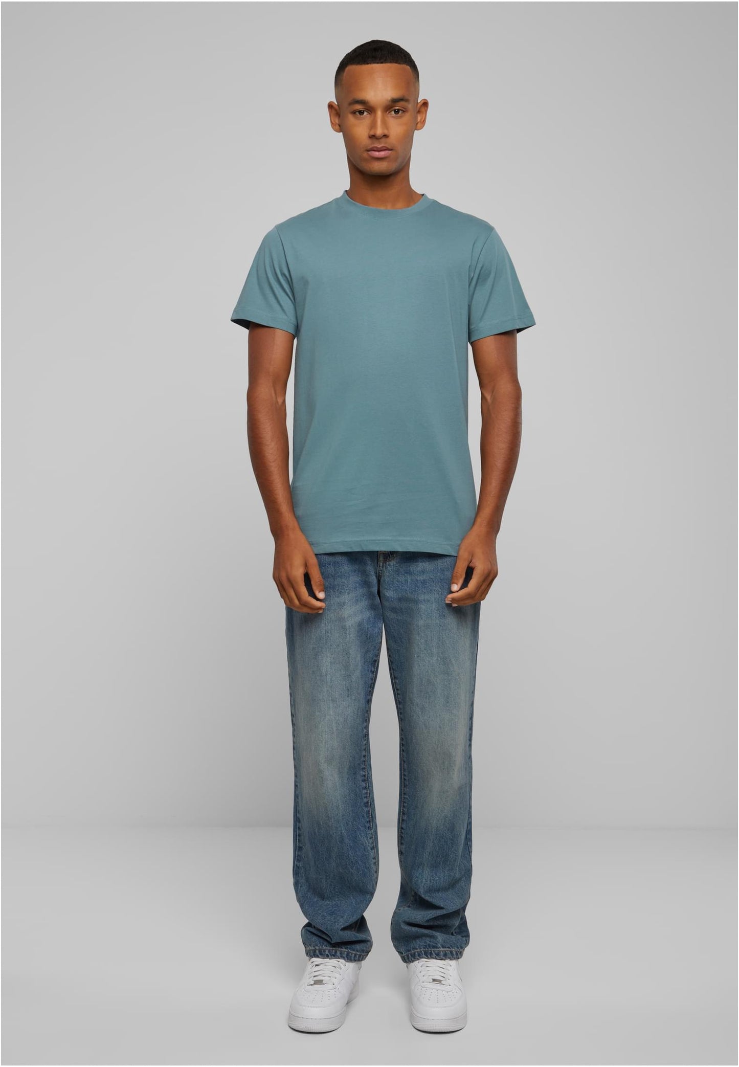 T-Shirt Round Neck dustyblue