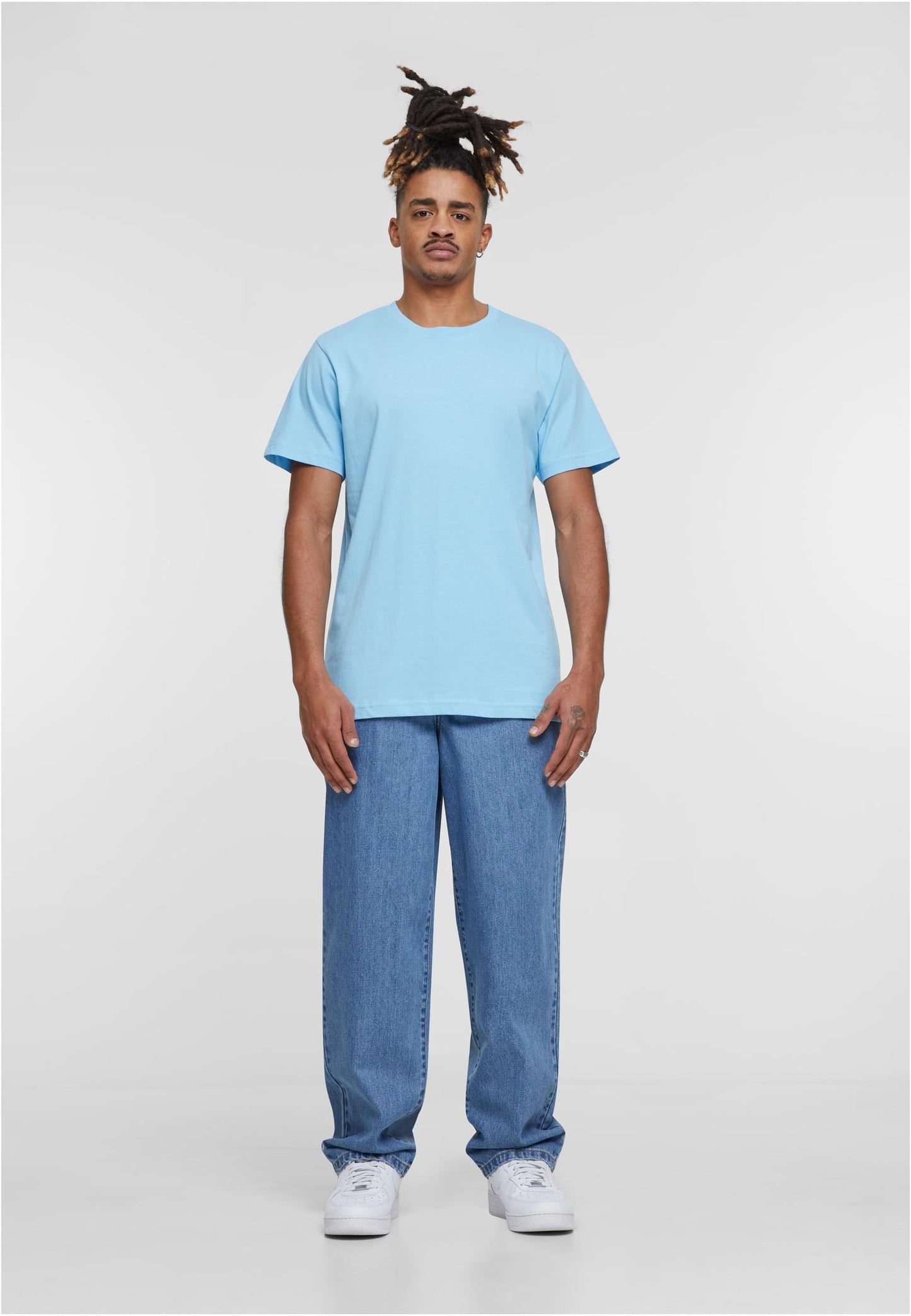 T-Shirt Round Neck balticblue