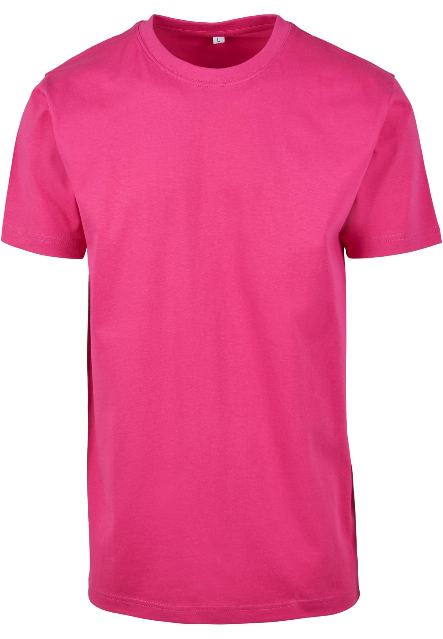 T-Shirt Round Neck Hibiskus Pink
