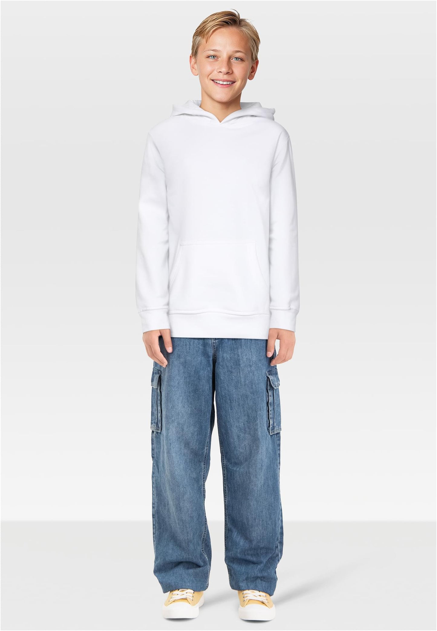 Basic Kids Hoody 2 Pack black+white
