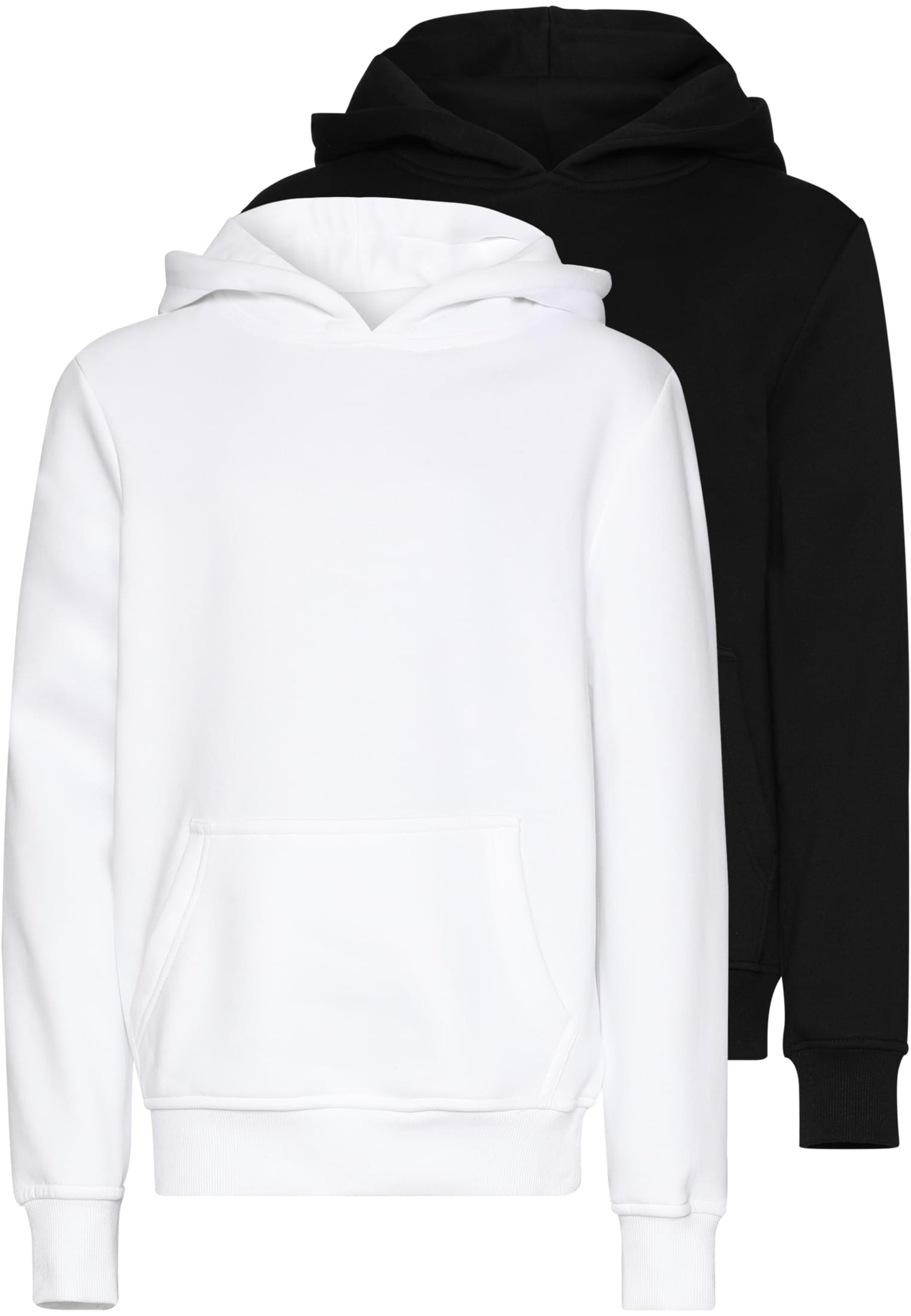 Basic Kids Hoody 2 Pack black+white