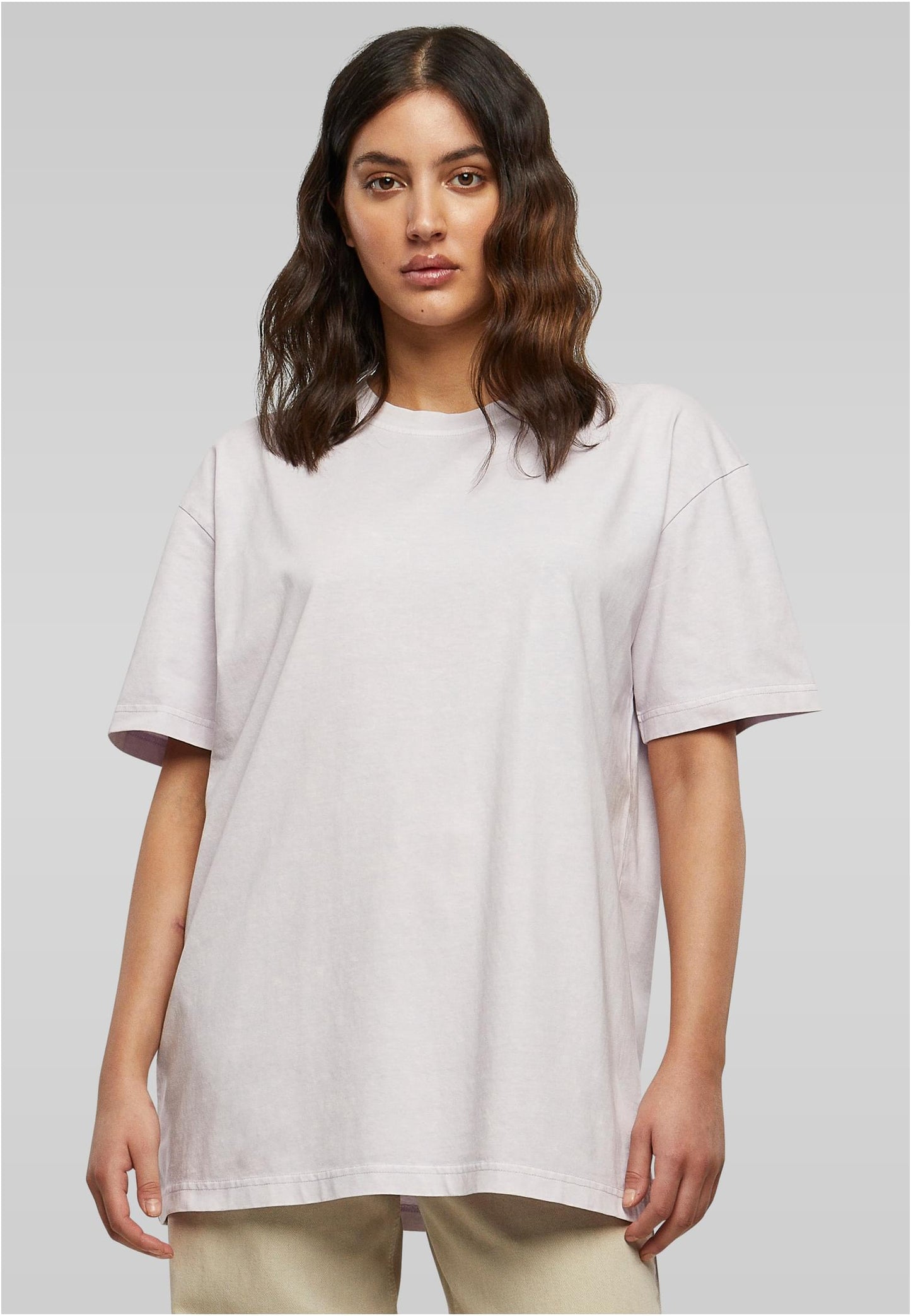 Ladies Oversized Acid Wash T-Shirt
