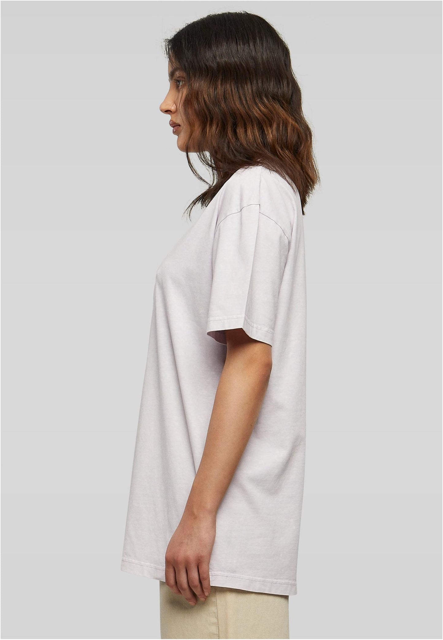 Ladies Oversized Acid Wash T-Shirt