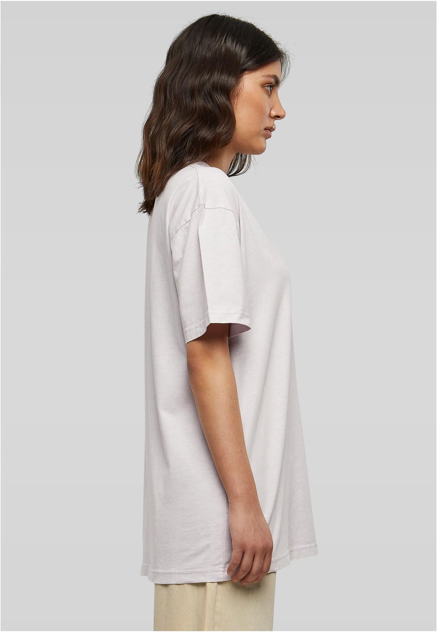 Ladies Oversized Acid Wash T-Shirt