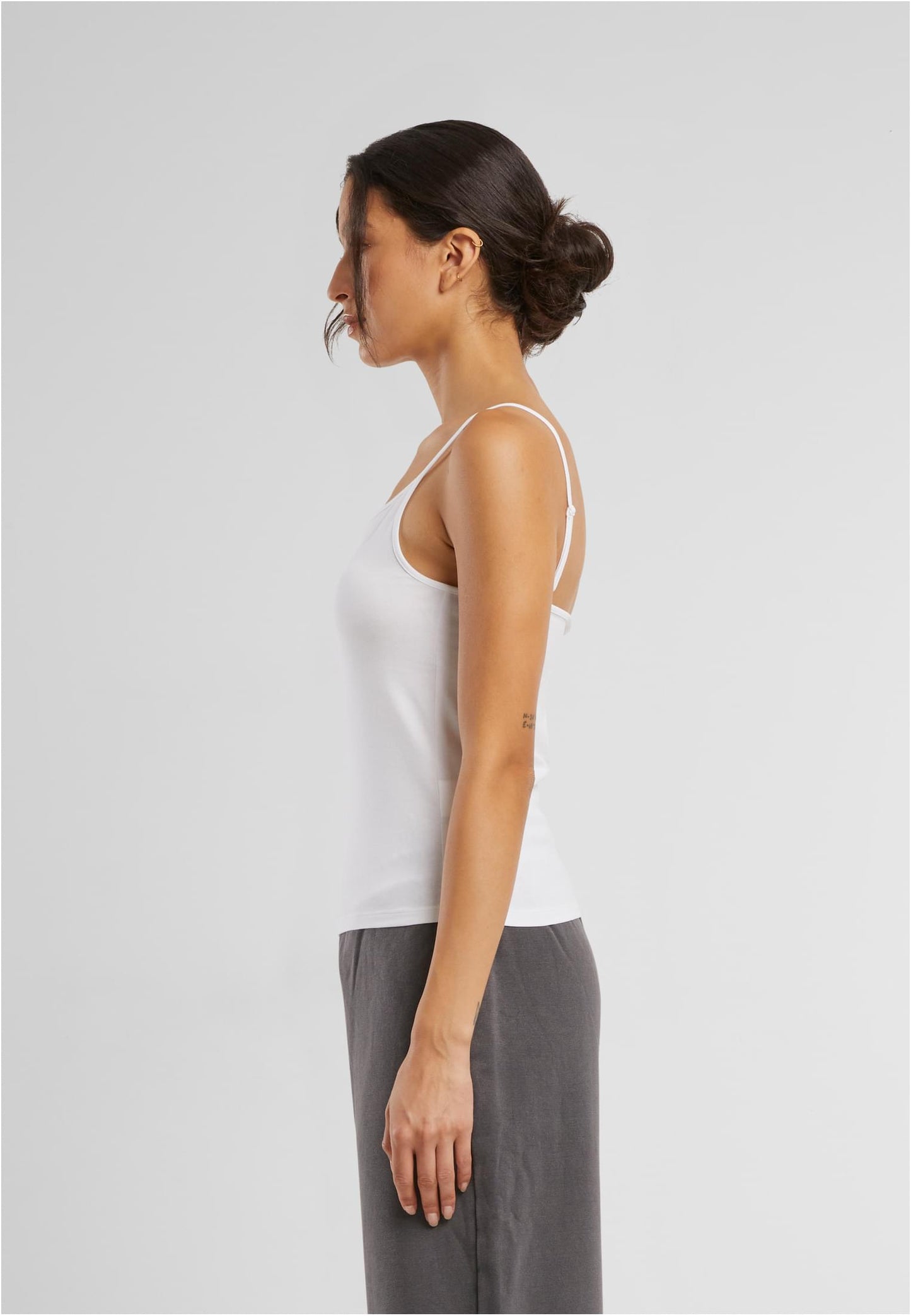 Ladies Stretch Jersey Short Slim Top
