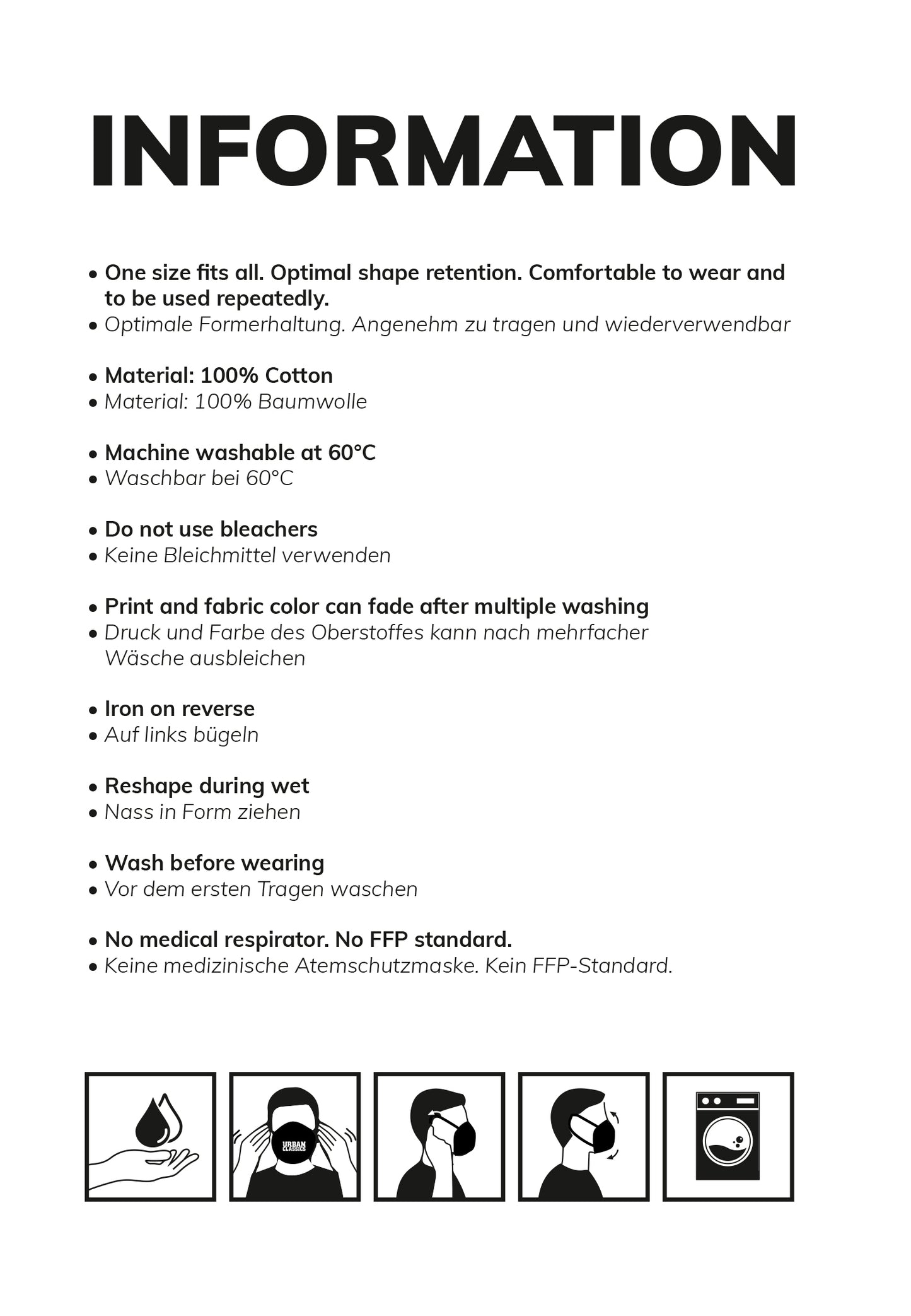 Cotton Face Mask 2-Pack