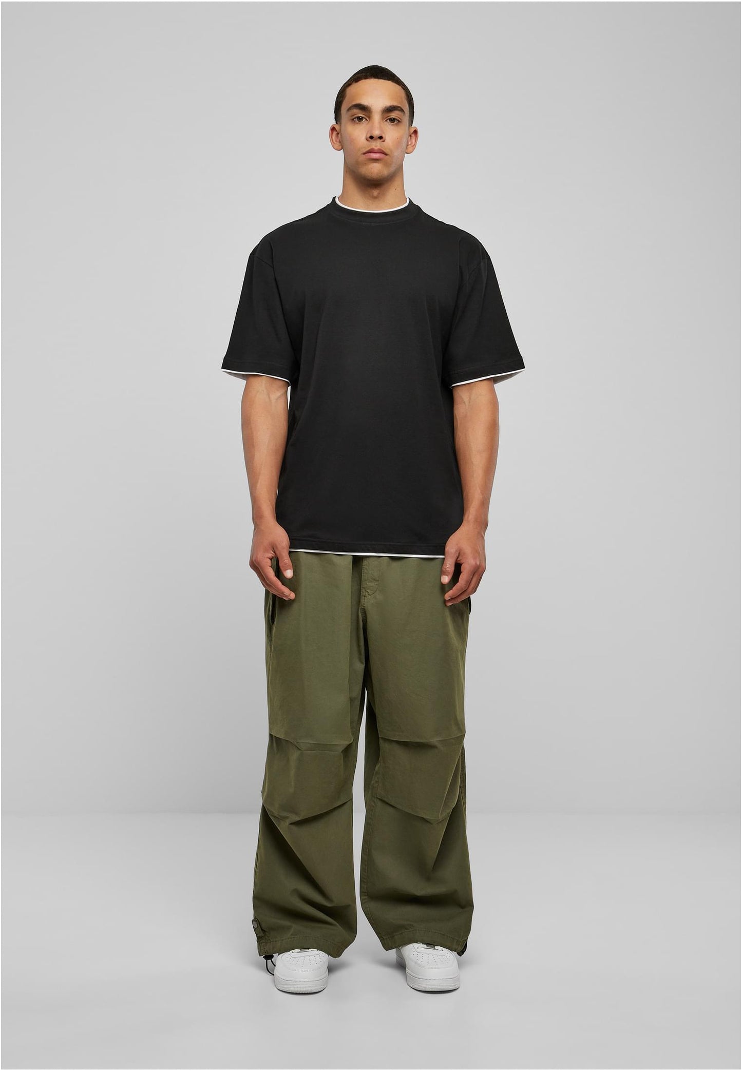 Contrast Tall Tee schwarz/weiß