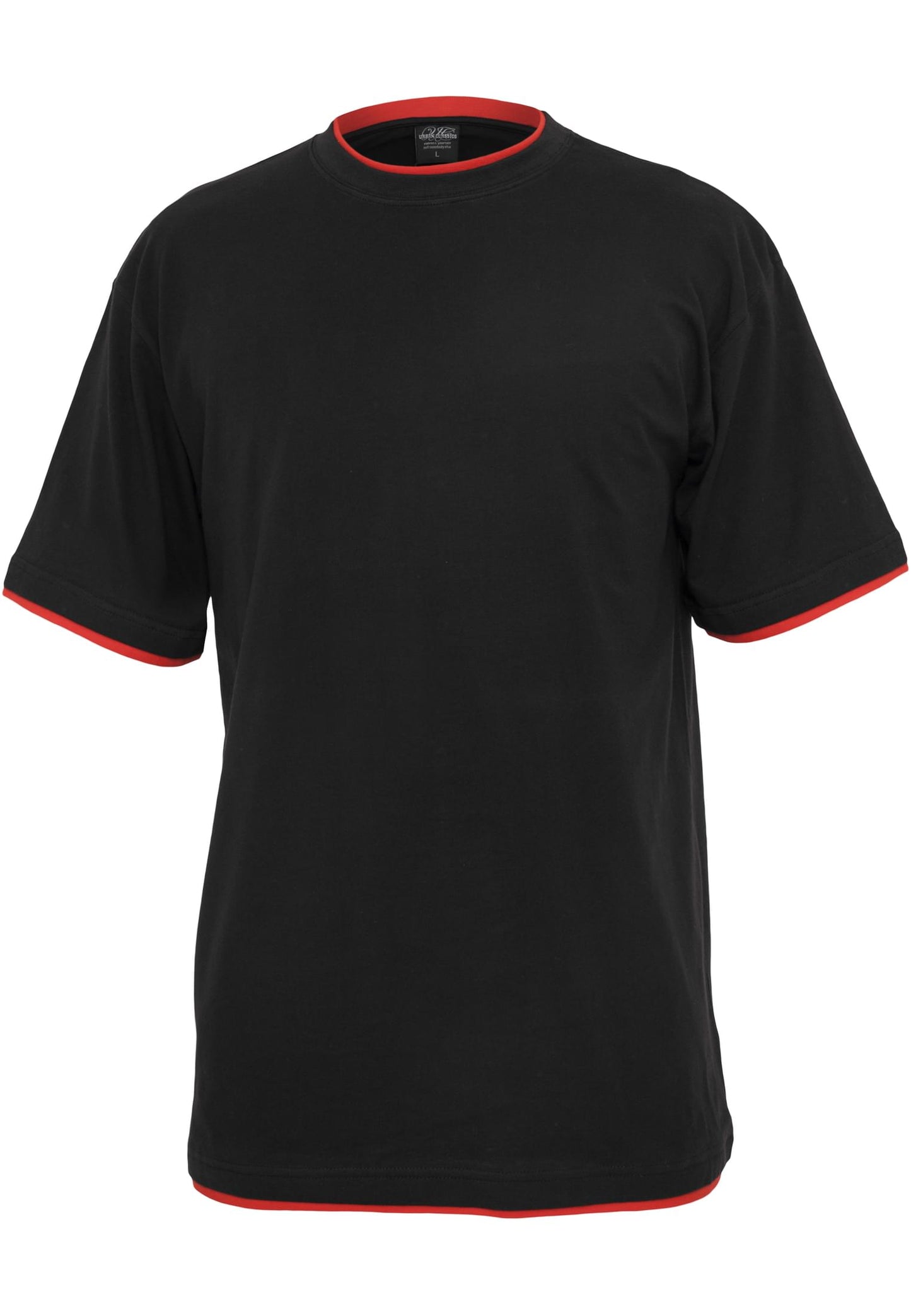 Contrast Tall Tee schwarz/red