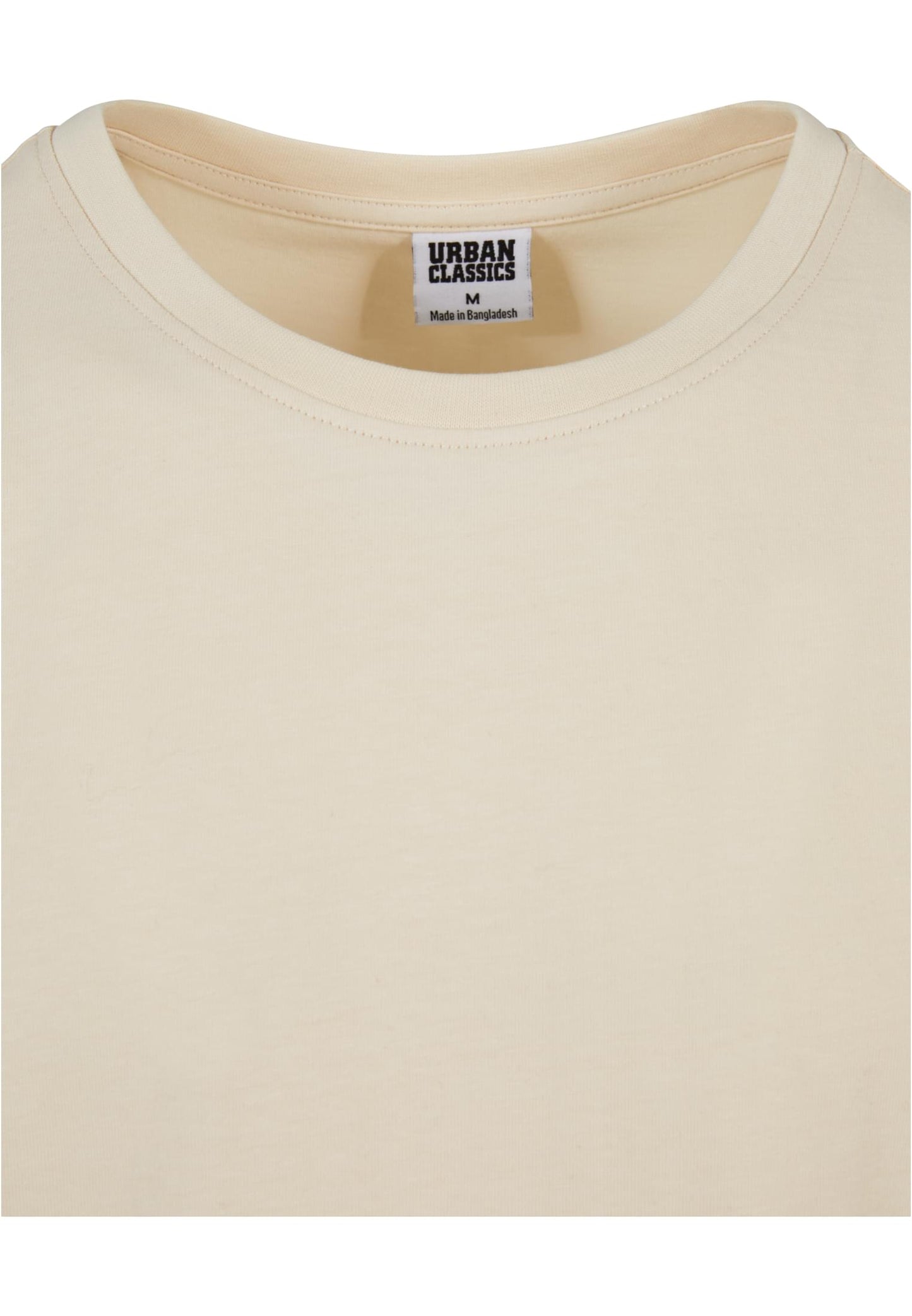 Long Shaped Turnup Tee whitesand