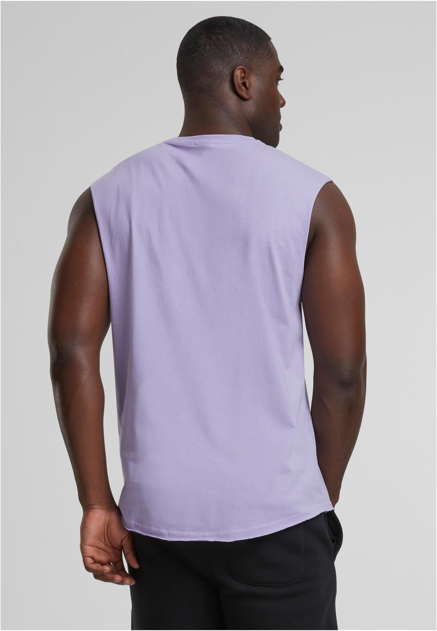 Open Edge Sleeveless Tee dustylilac