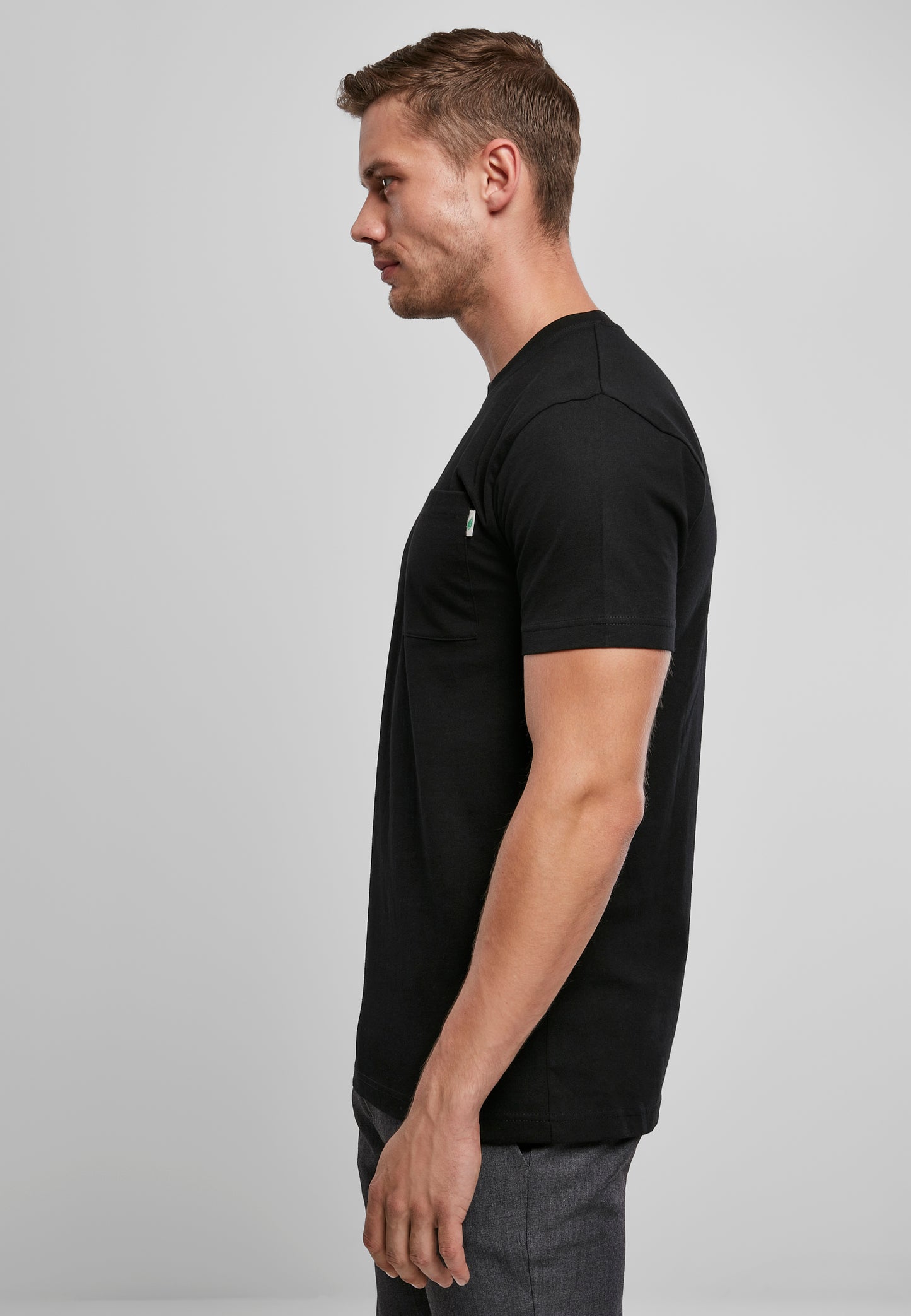 Organic Cotton Basic Pocket Tee black