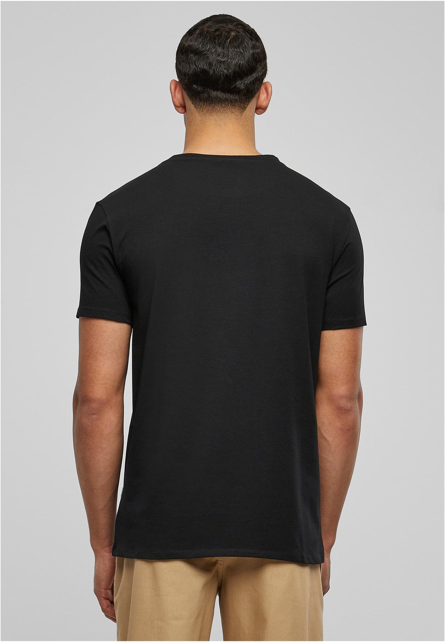 Organic Fitted Strech Tee black