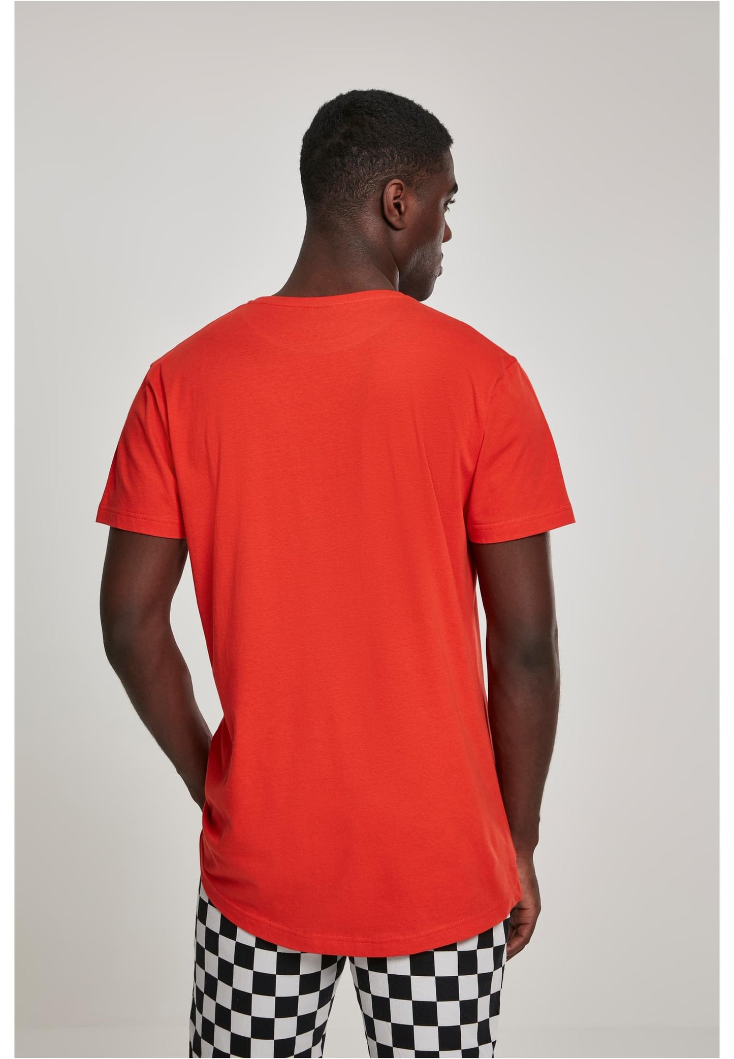 Shaped Long Tee bloodorange