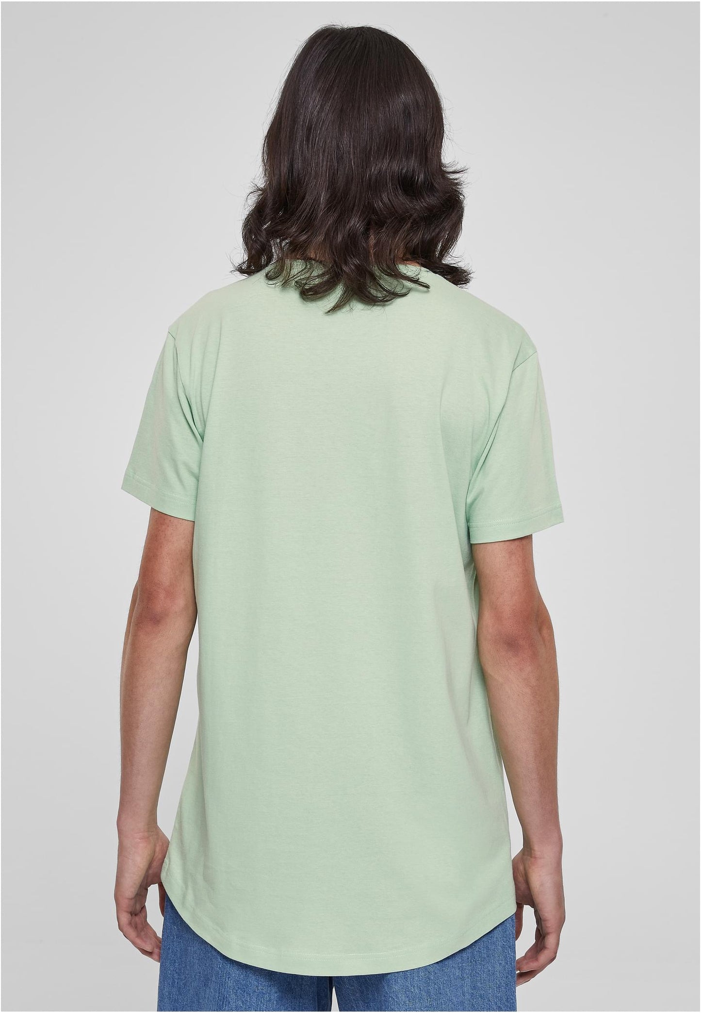 Herren Long T-Shirt Shaped Fit Grün (Vintagegreen)