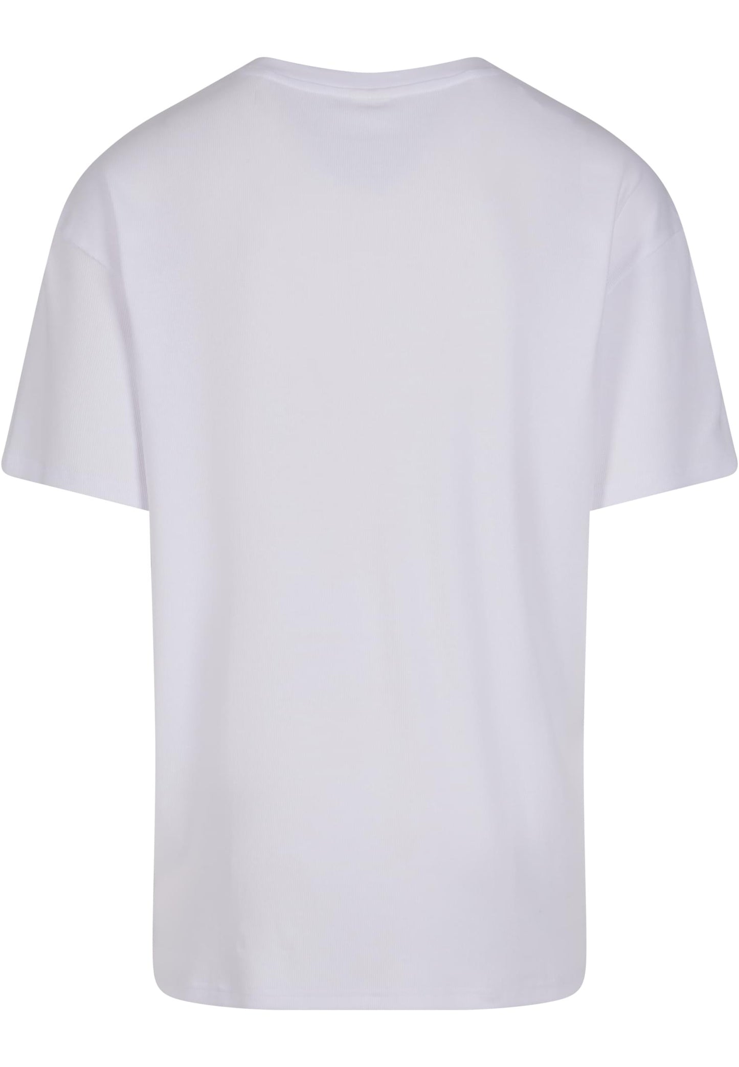 Herren Oversize T-Shirt aus Bio-Baumwolle – Rippstruktur Weiß