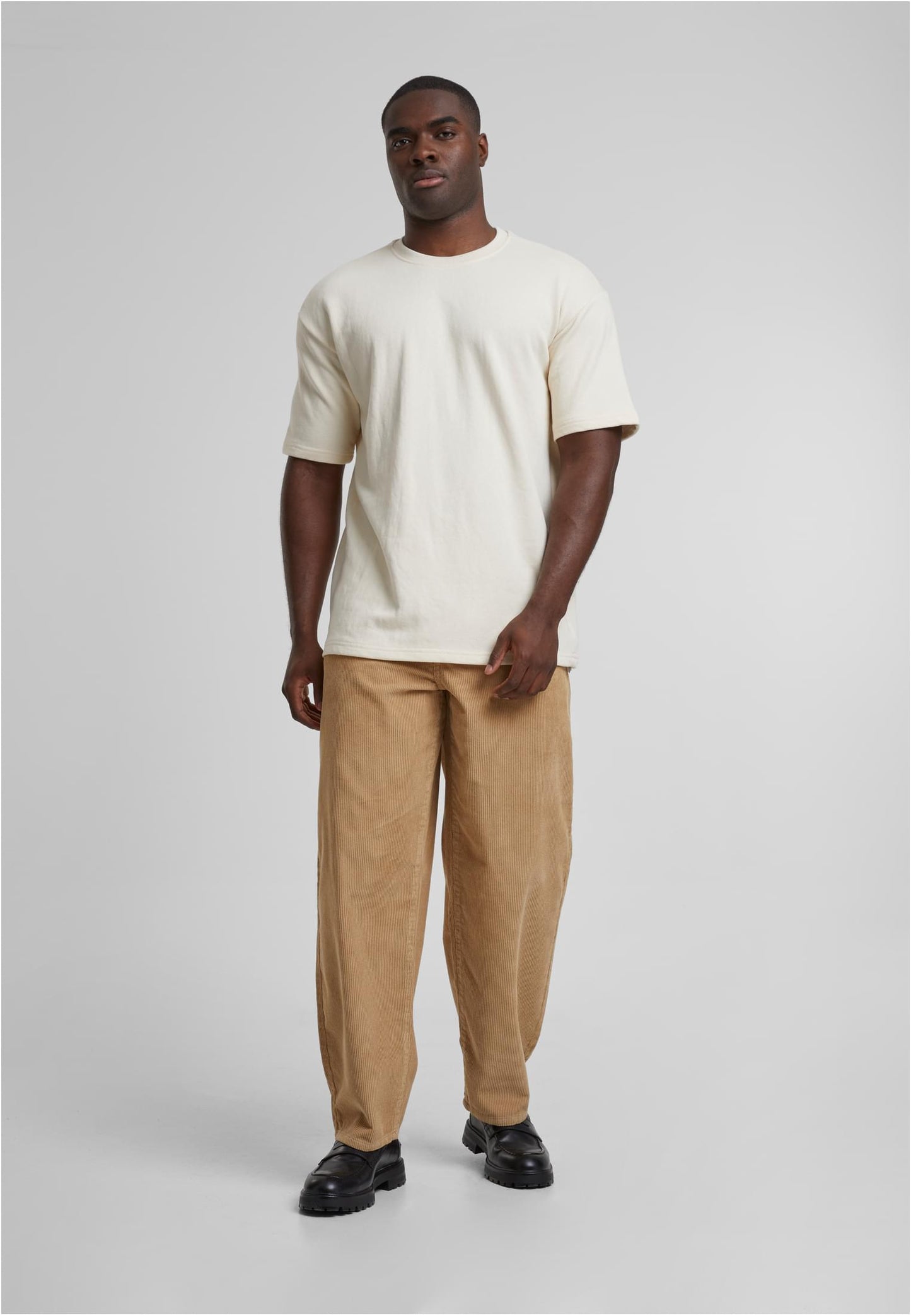 Light Terry T-Shirt Crew whitesand