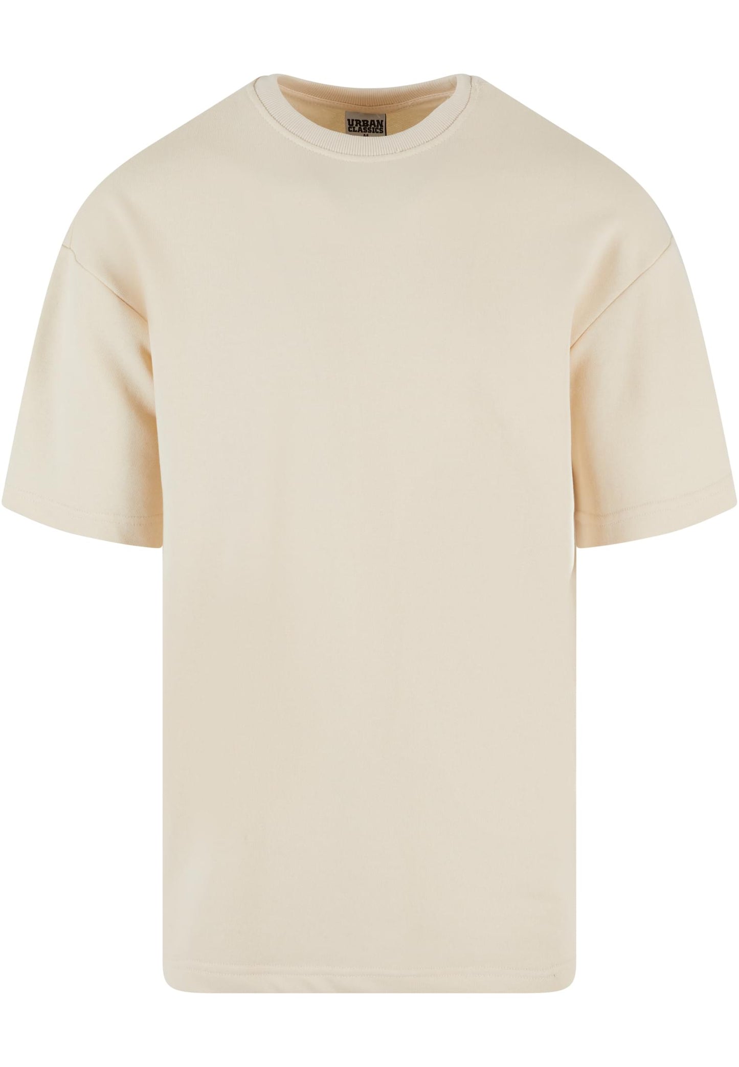 Light Terry T-Shirt Crew whitesand
