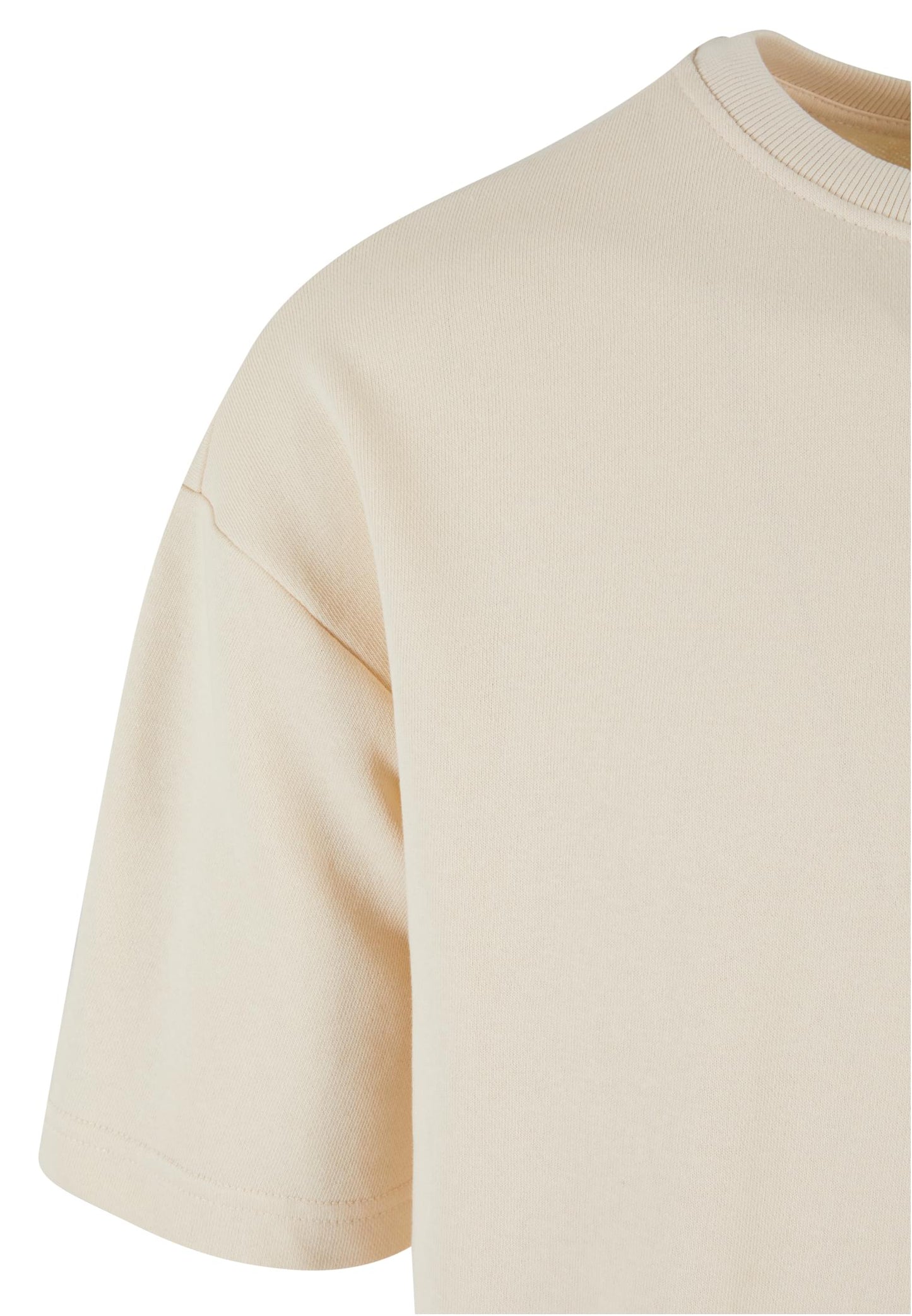 Light Terry T-Shirt Crew whitesand