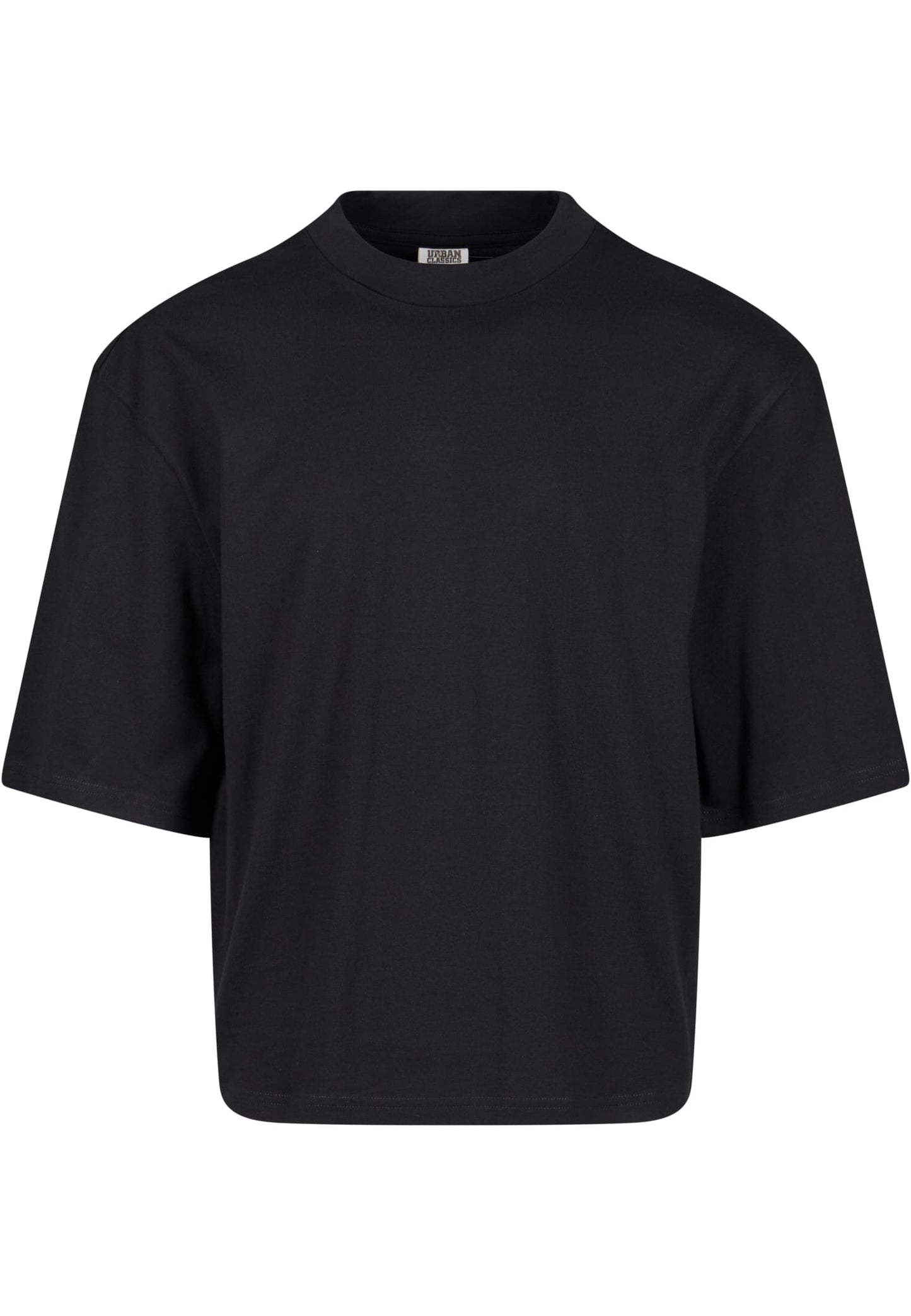 Herren Oversize T-Shirt aus Bio-Baumwolle – Cropped Schnitt Schwarz