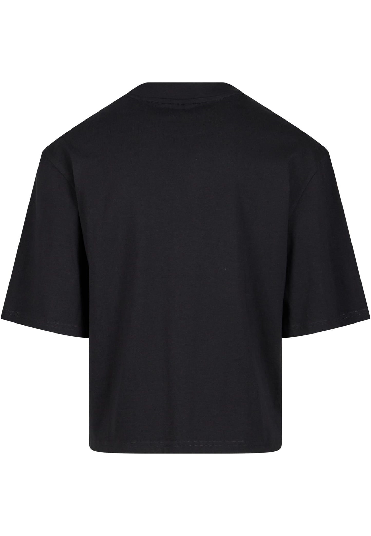 Herren Oversize T-Shirt aus Bio-Baumwolle – Cropped Schnitt Schwarz