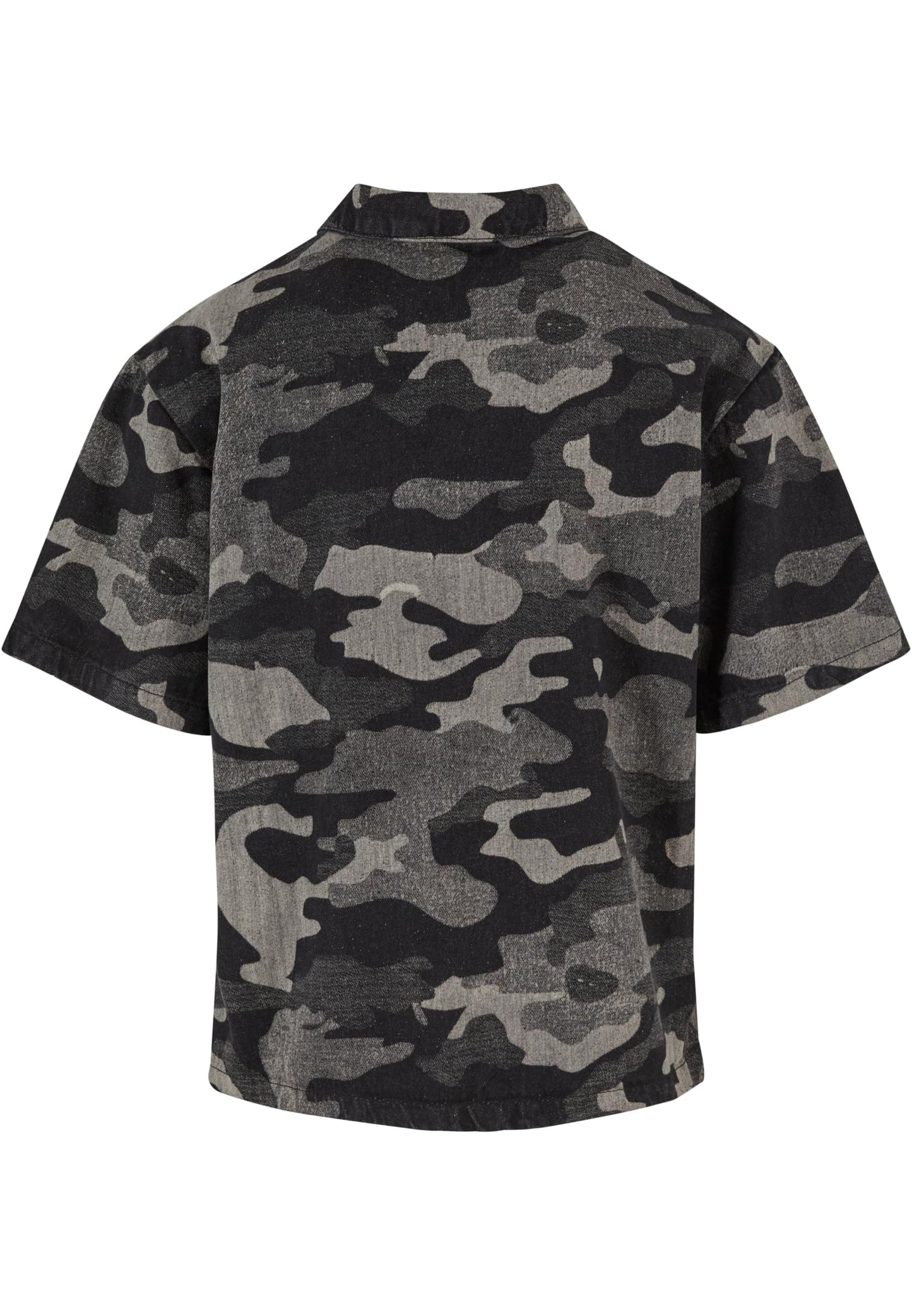 Laser Camo Printed Boxy T-Shirt blacklasercamo