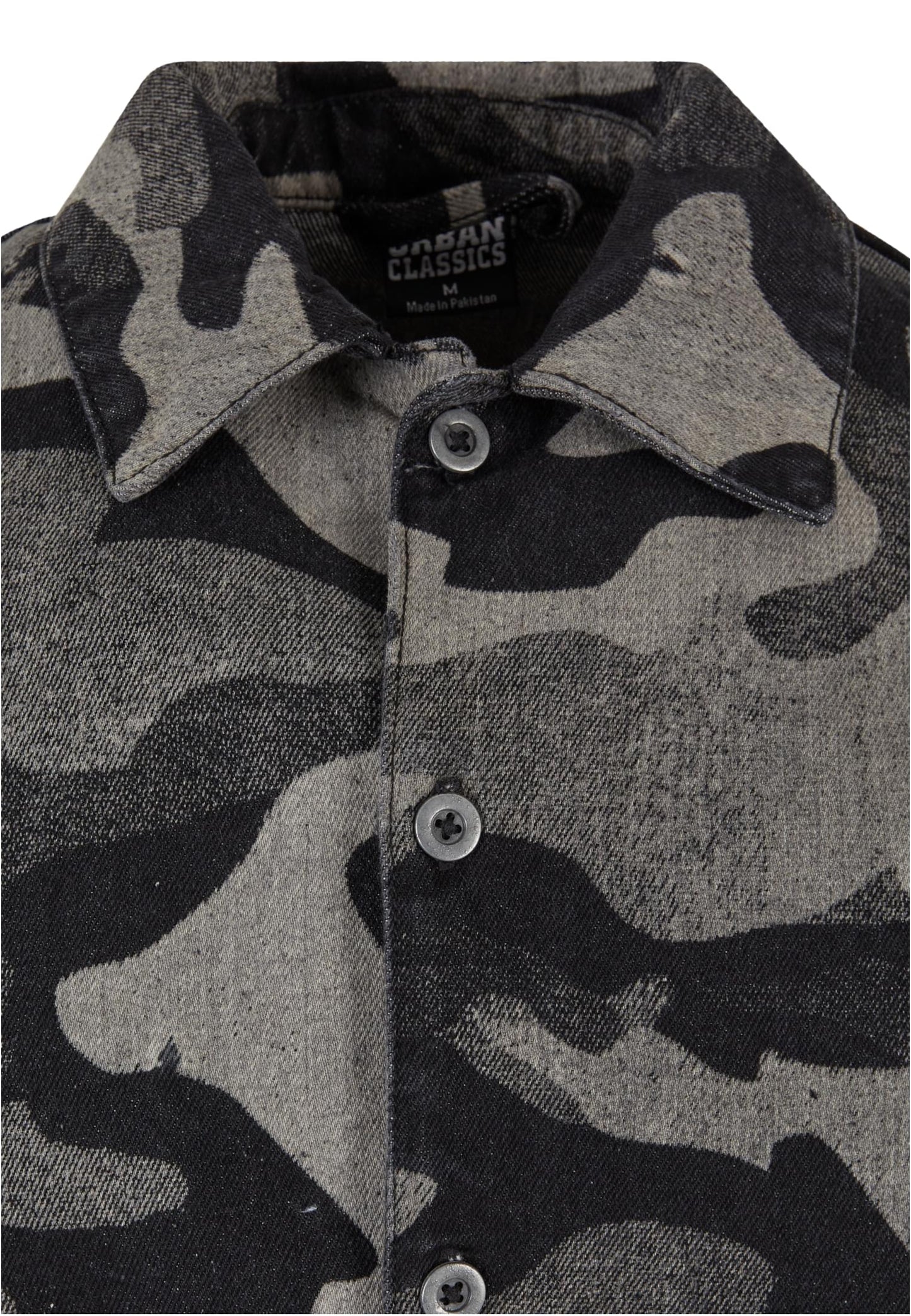 Laser Camo Printed Boxy T-Shirt blacklasercamo