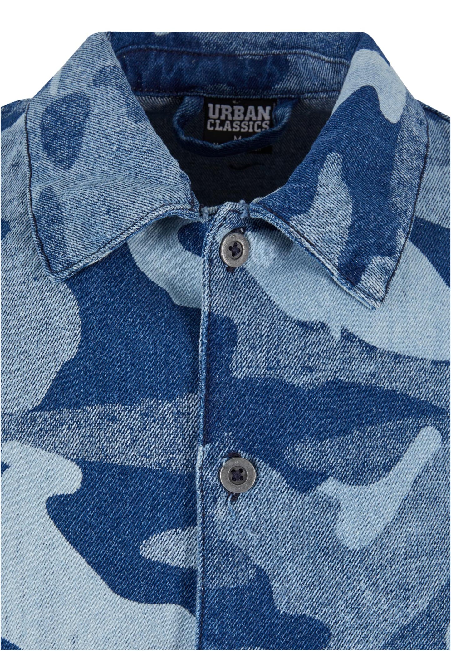 Laser Camo Printed Boxy T-Shirt bluelasercamo