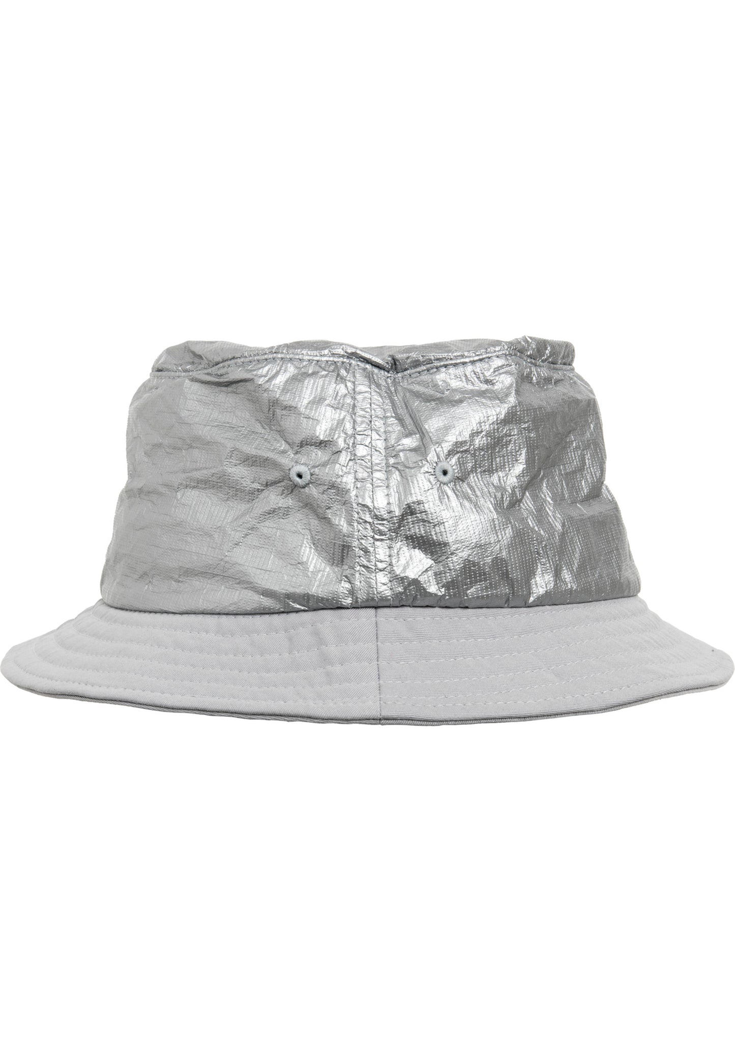 Crinkled Paper Bucket Hat