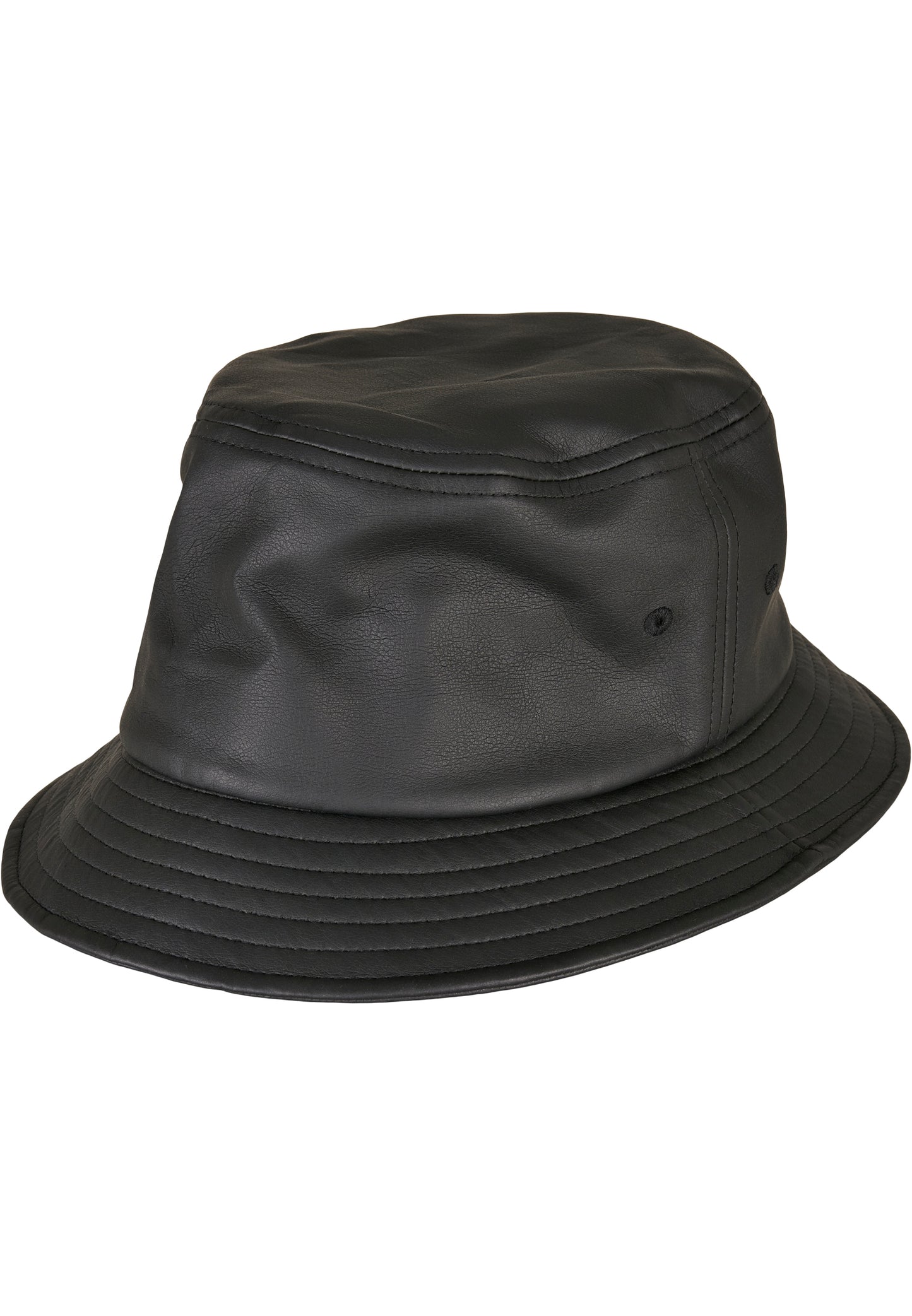 Imitation Leather Bucket Hat