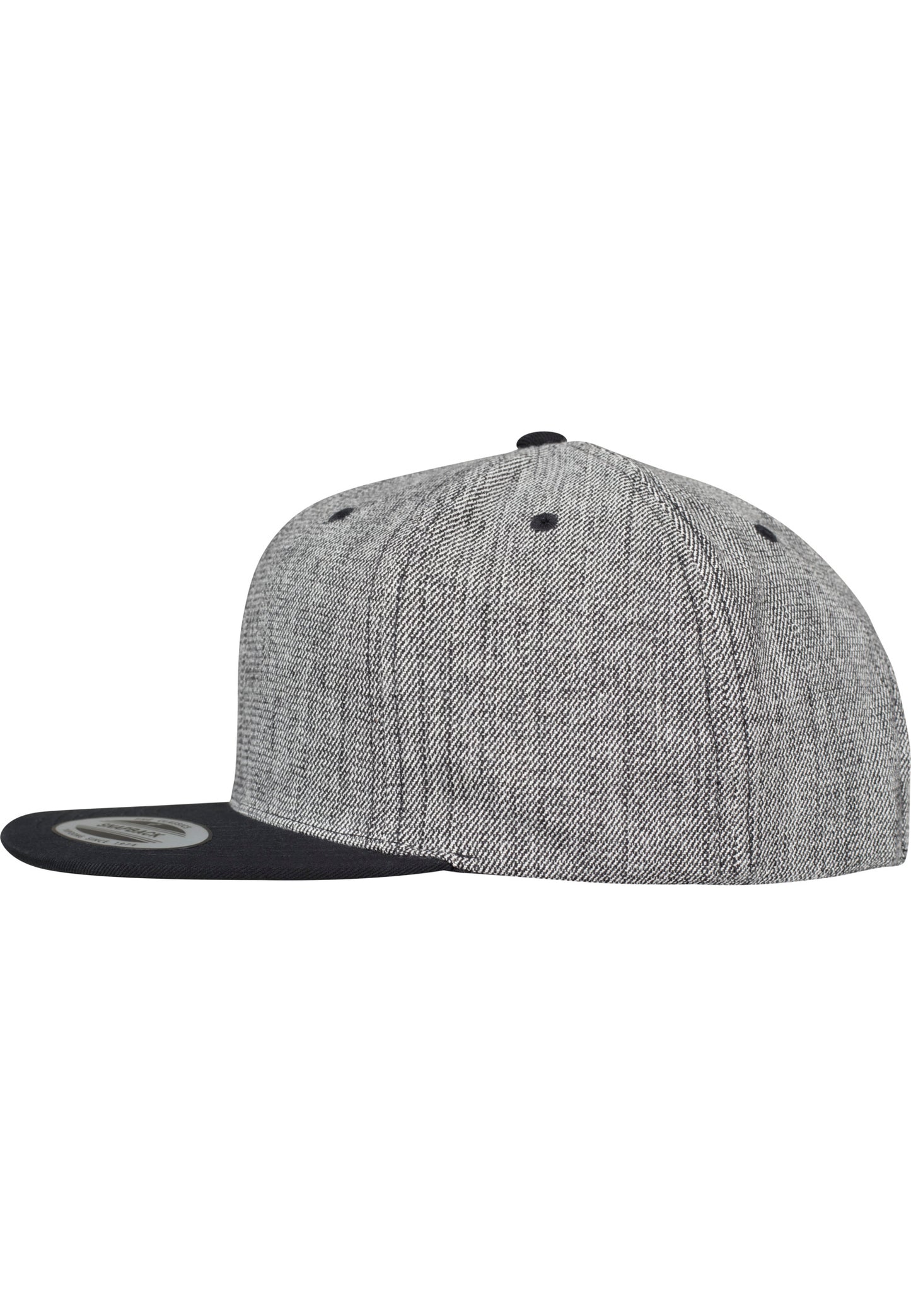 Melange Solid Snapback