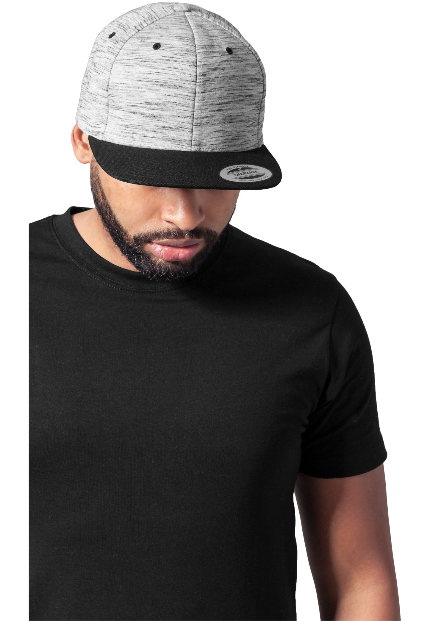 Stripes Melange Crown Snapback