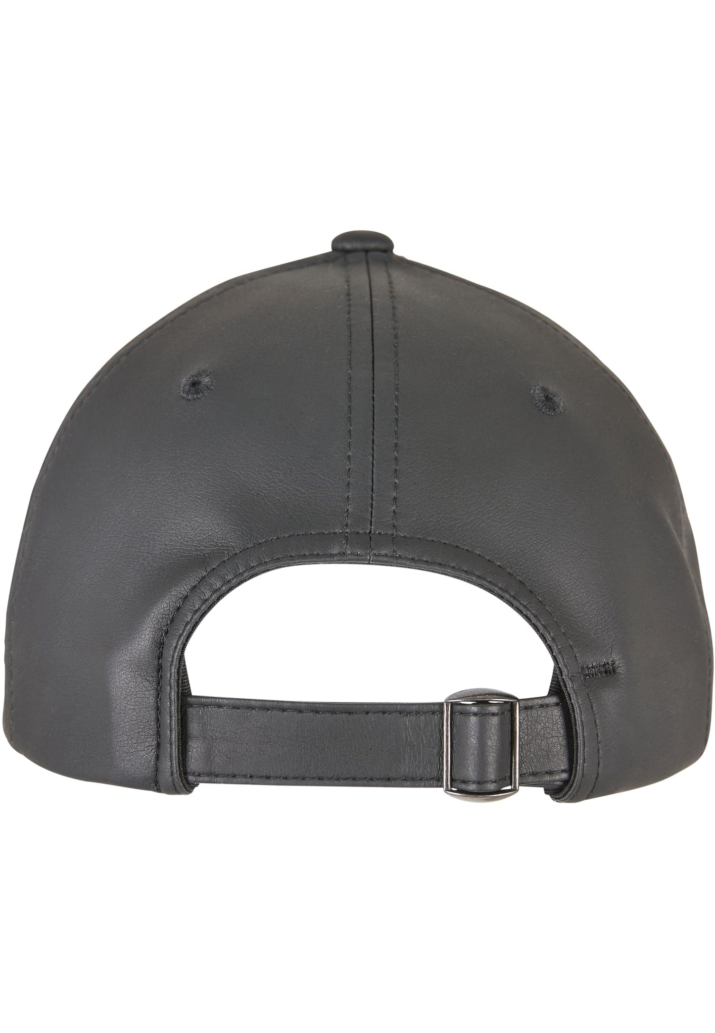 Synthetic Leather Alpha Shape Dad Cap