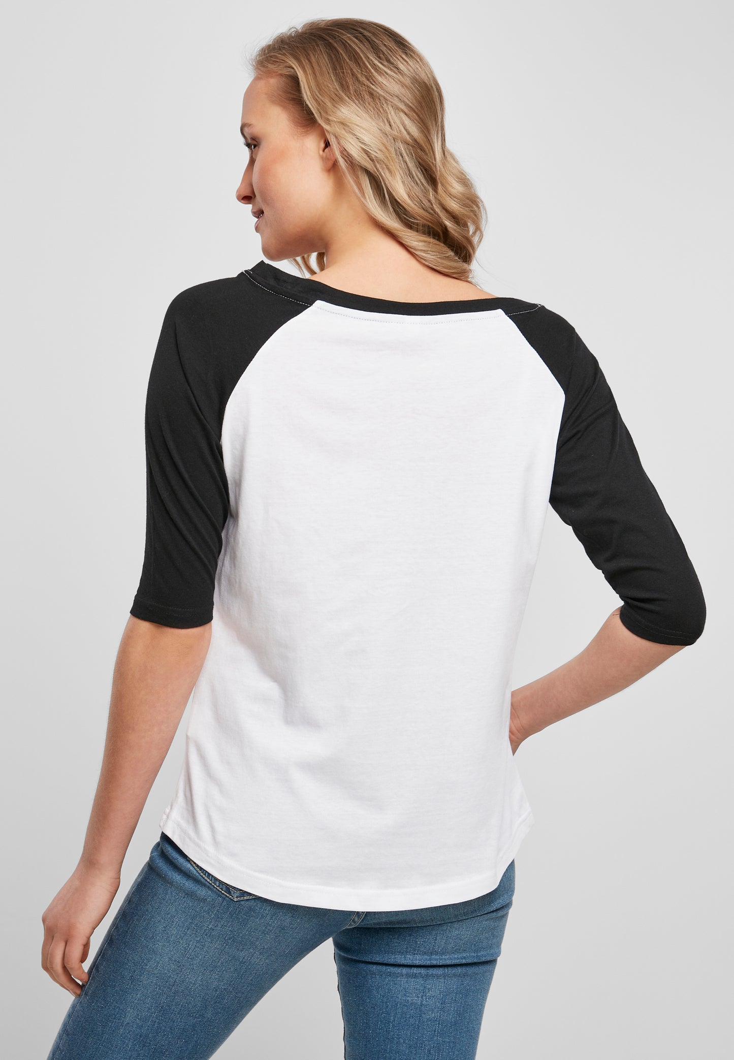 Ladies 3/4 Contrast Raglan Tee