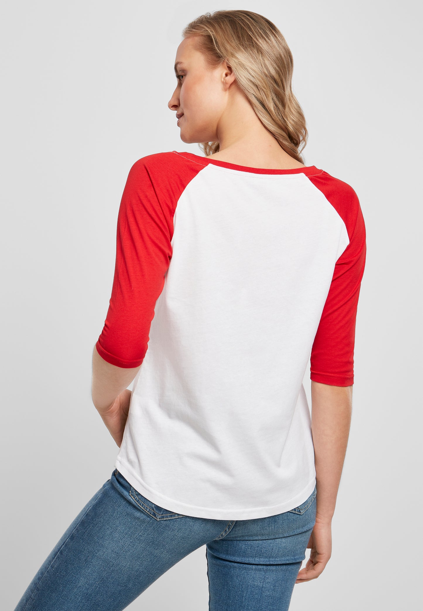 Ladies 3/4 Contrast Raglan Tee