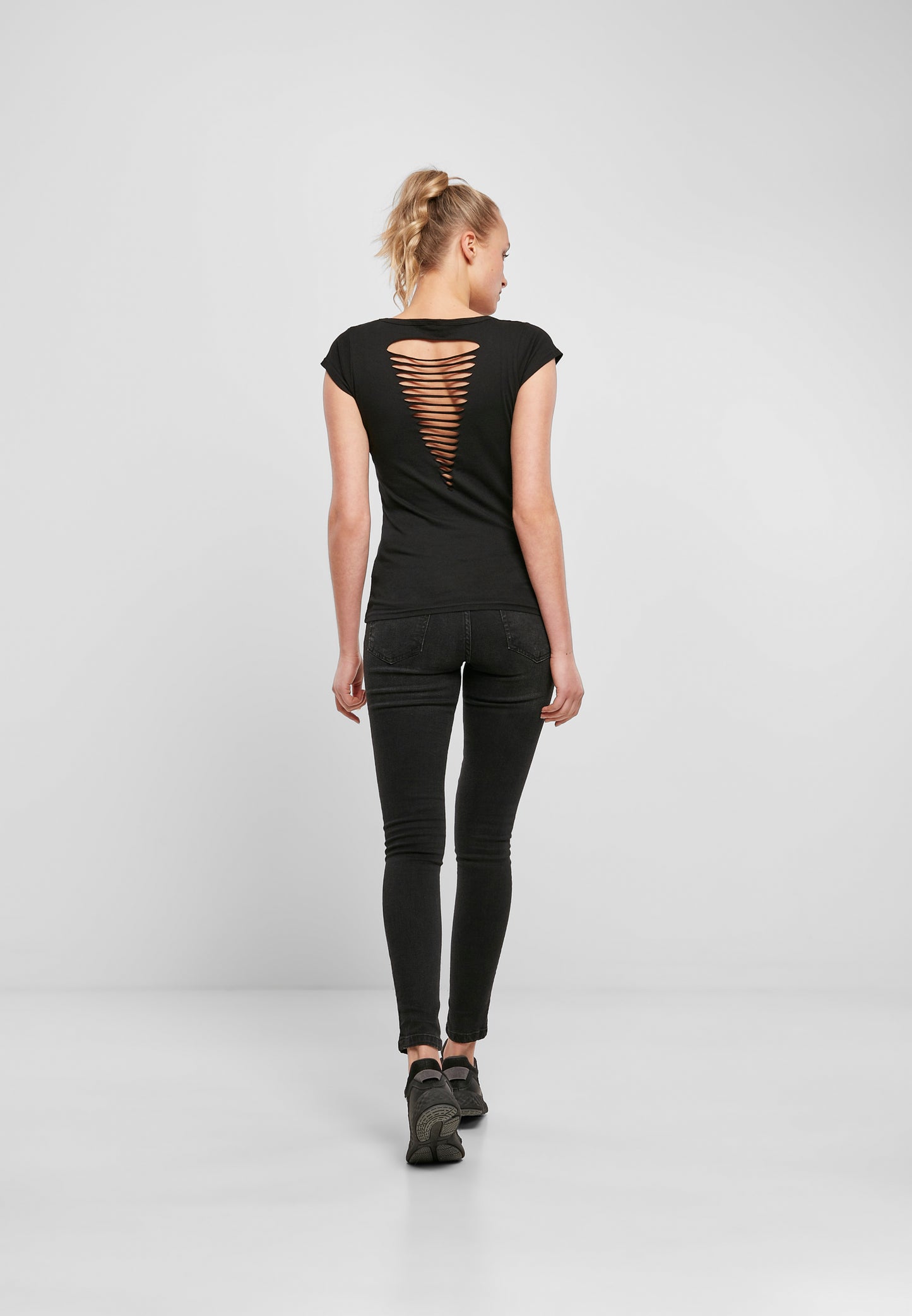 Ladies Back Cut Tee