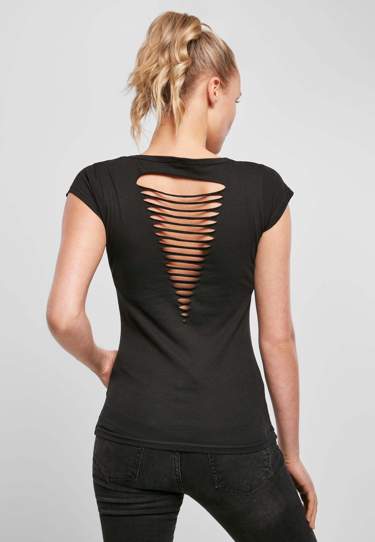 Ladies Back Cut Tee