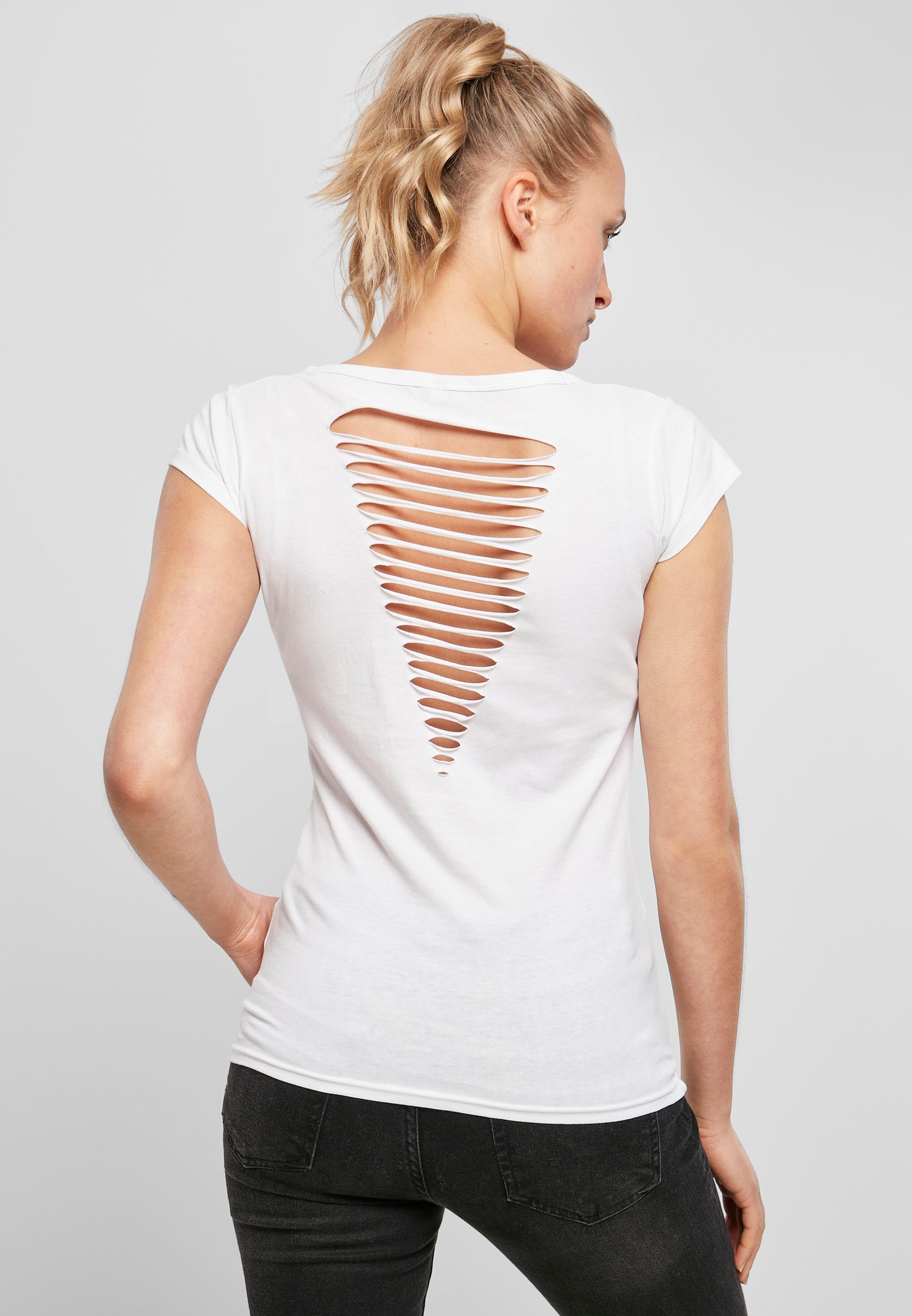 Ladies Back Cut Tee