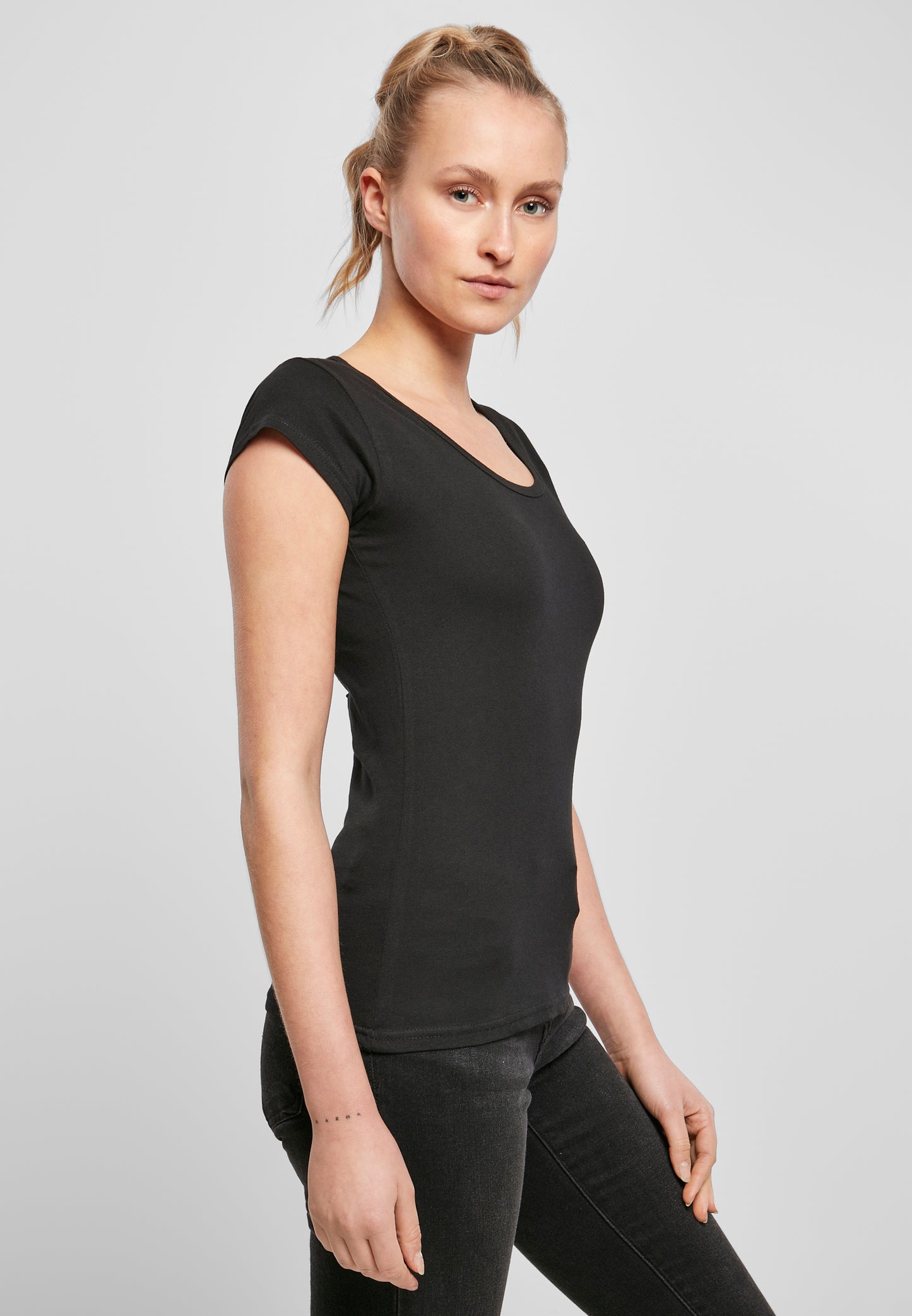 Ladies Back Cut Tee