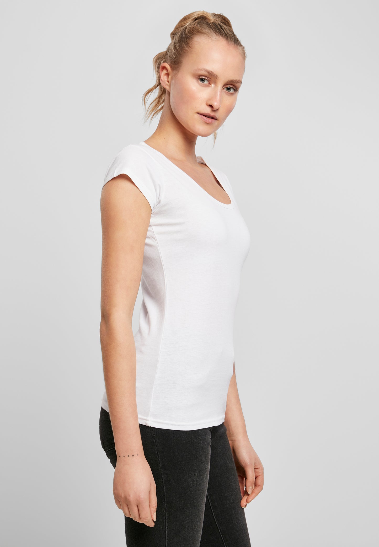 Ladies Back Cut Tee