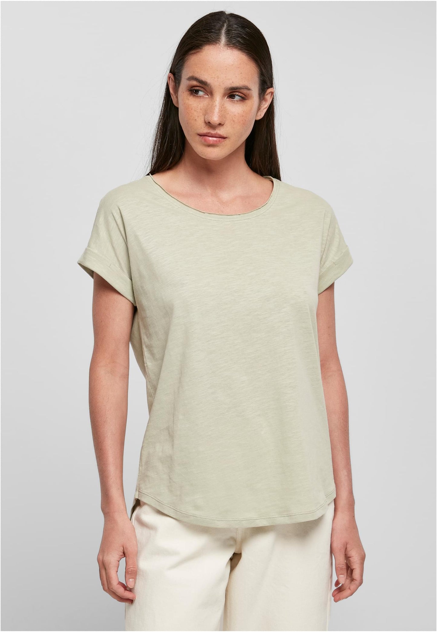 Ladies Long Slub Tee