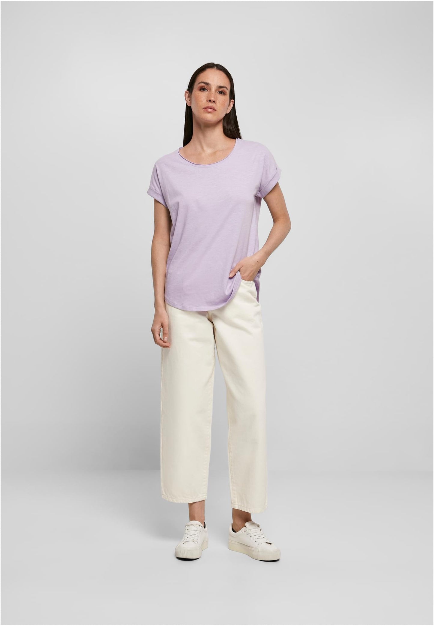 Ladies Long Slub Tee