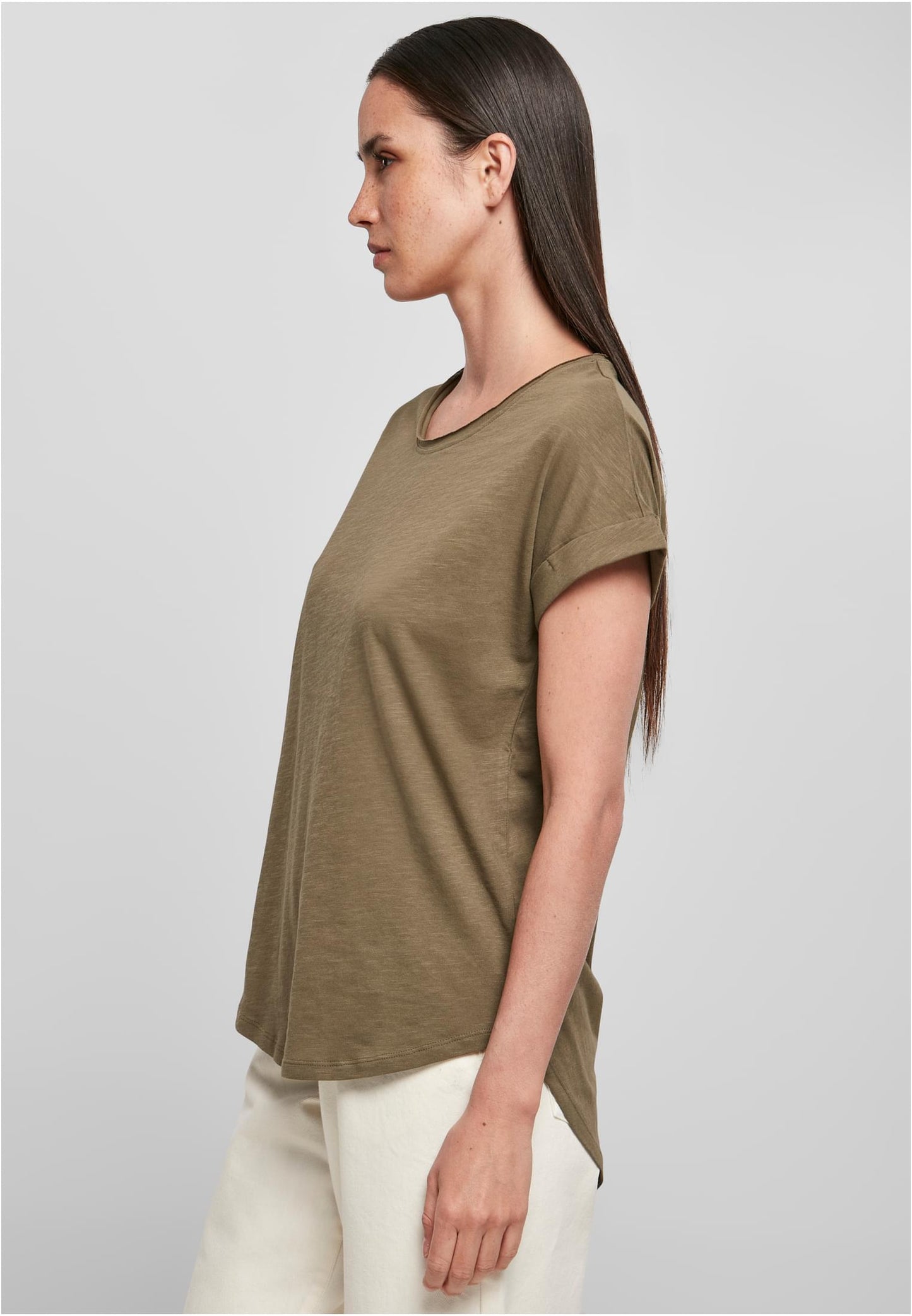 Ladies Long Slub Tee