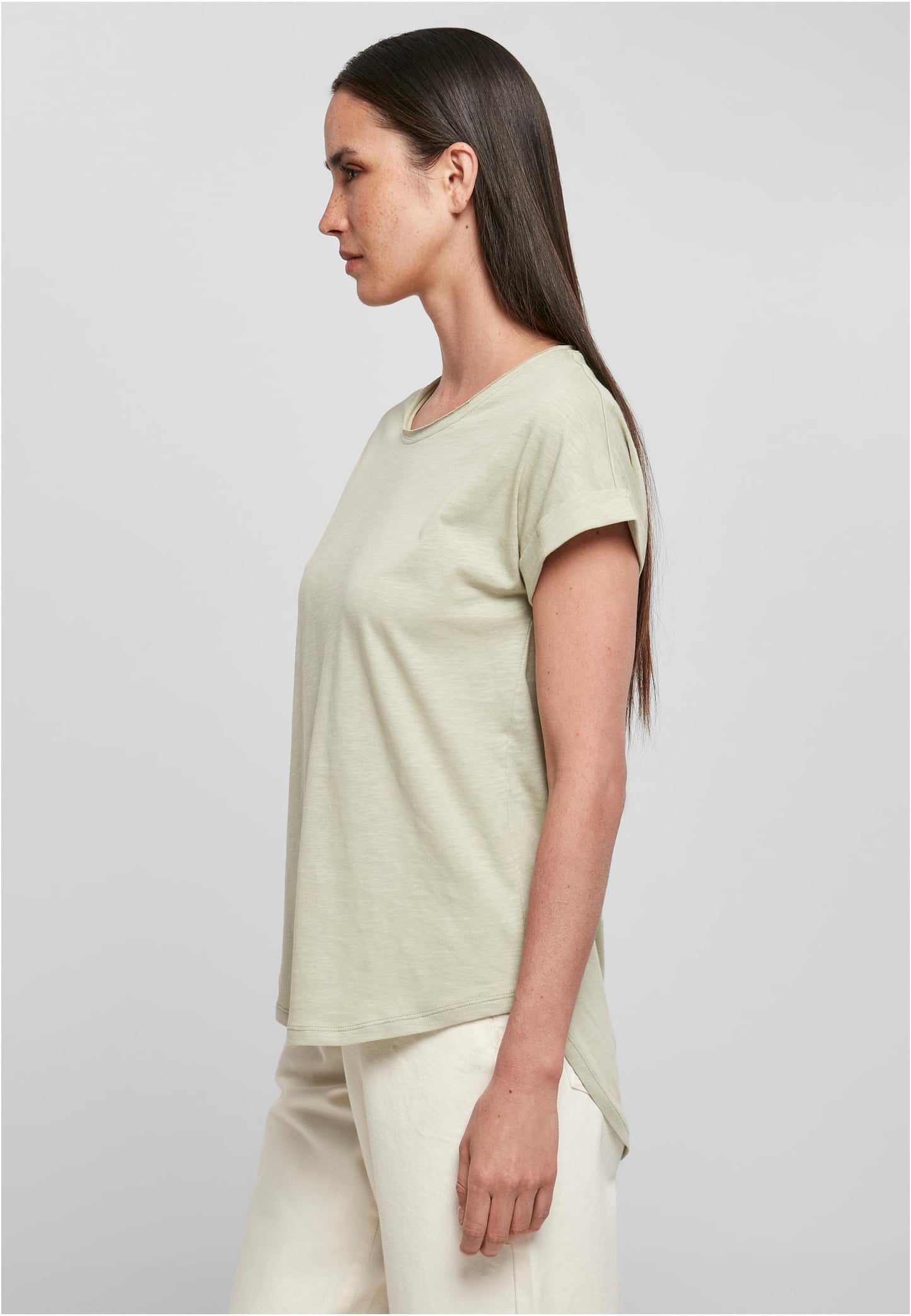 Ladies Long Slub Tee