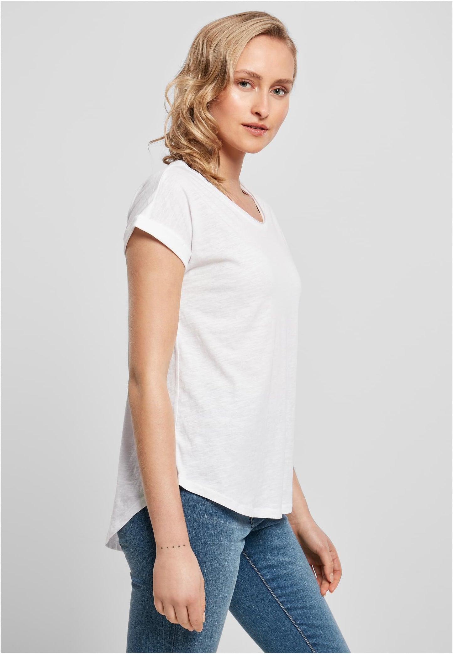 Ladies Long Slub Tee