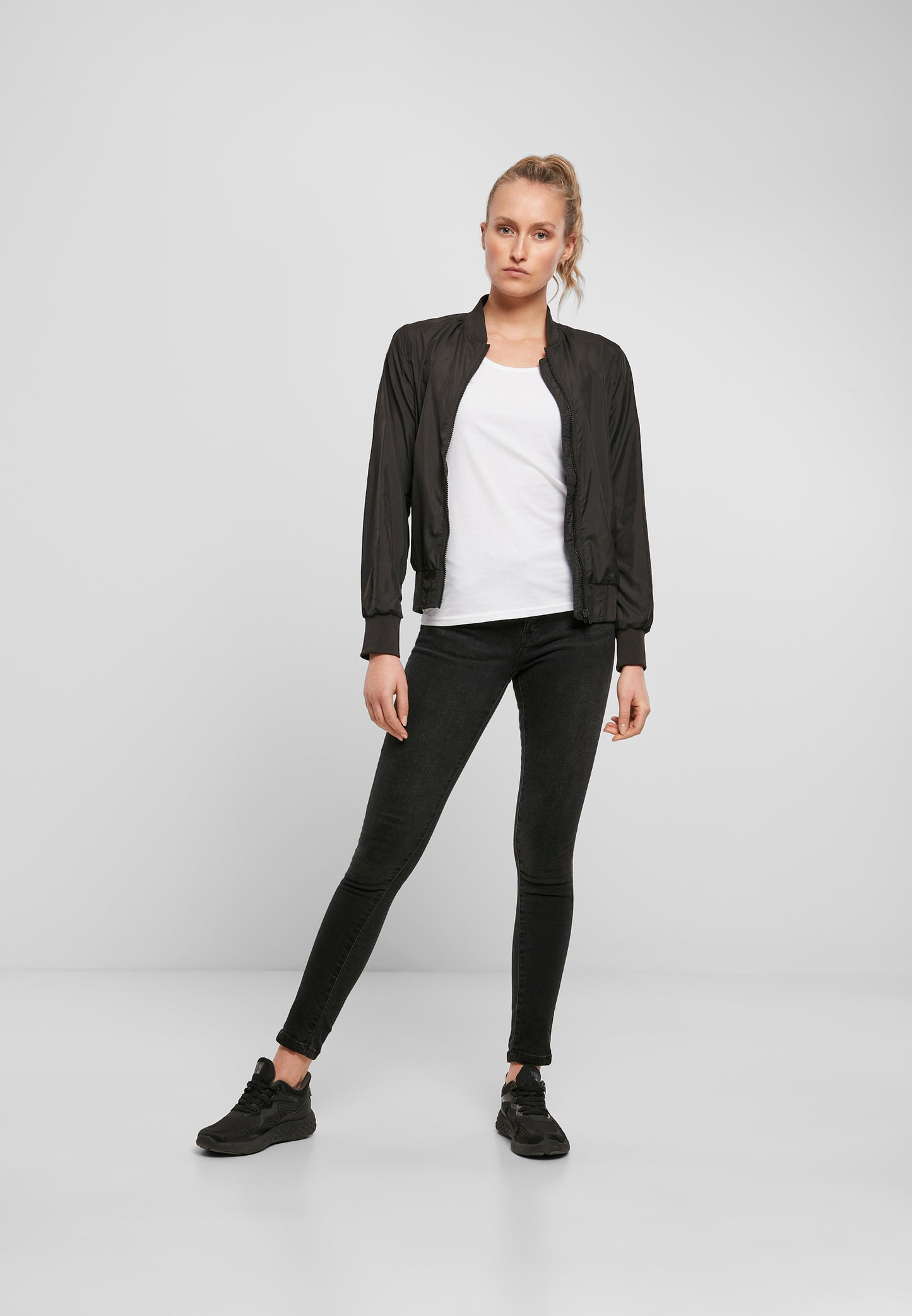Ladies Nylon Bomber Jacket