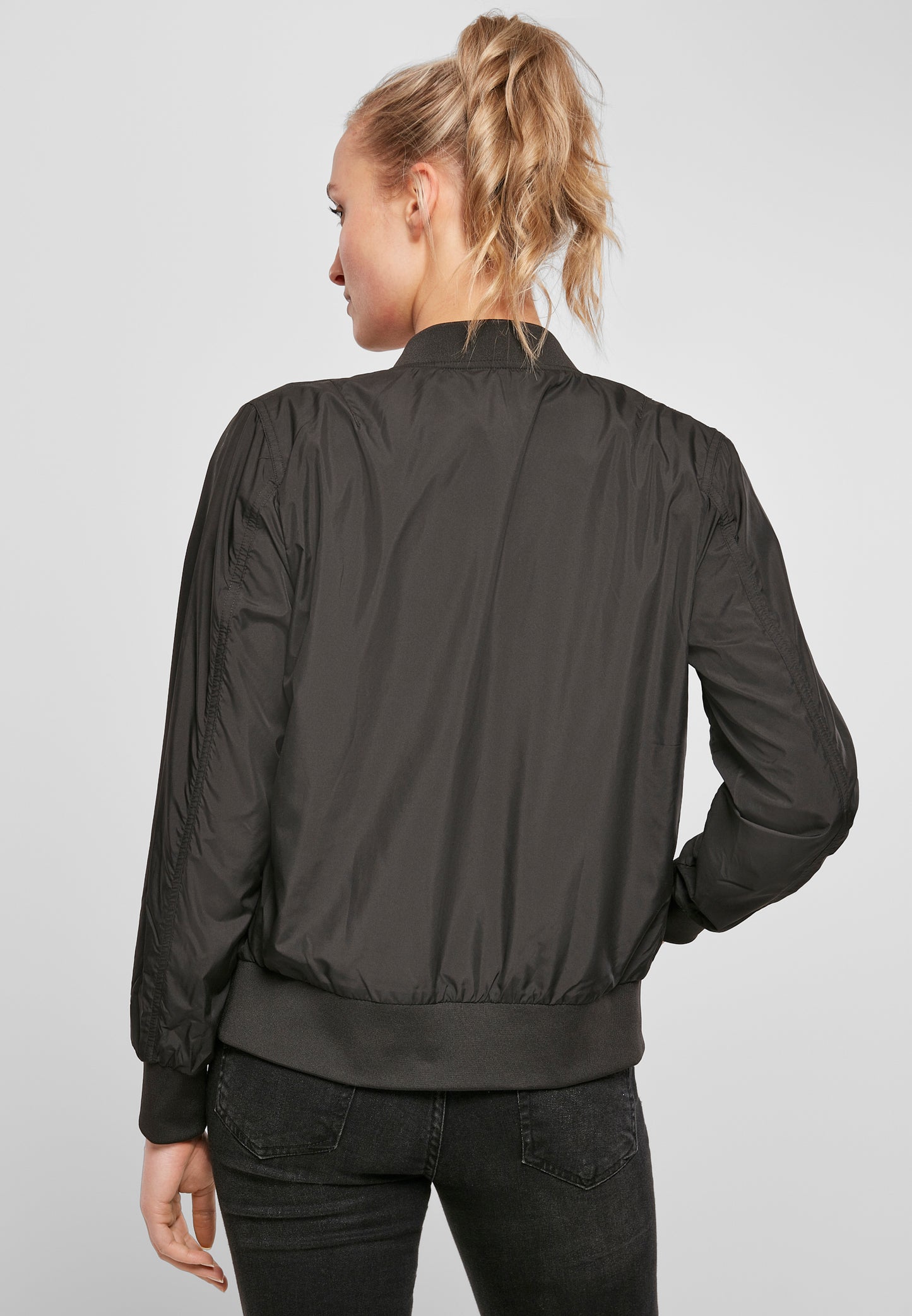 Ladies Nylon Bomber Jacket