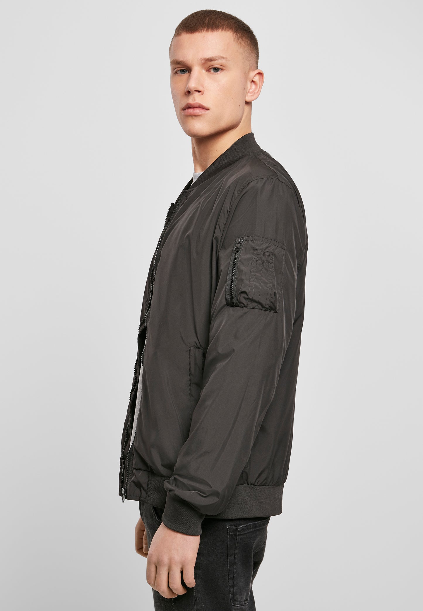 Nylon Bomber Jacket