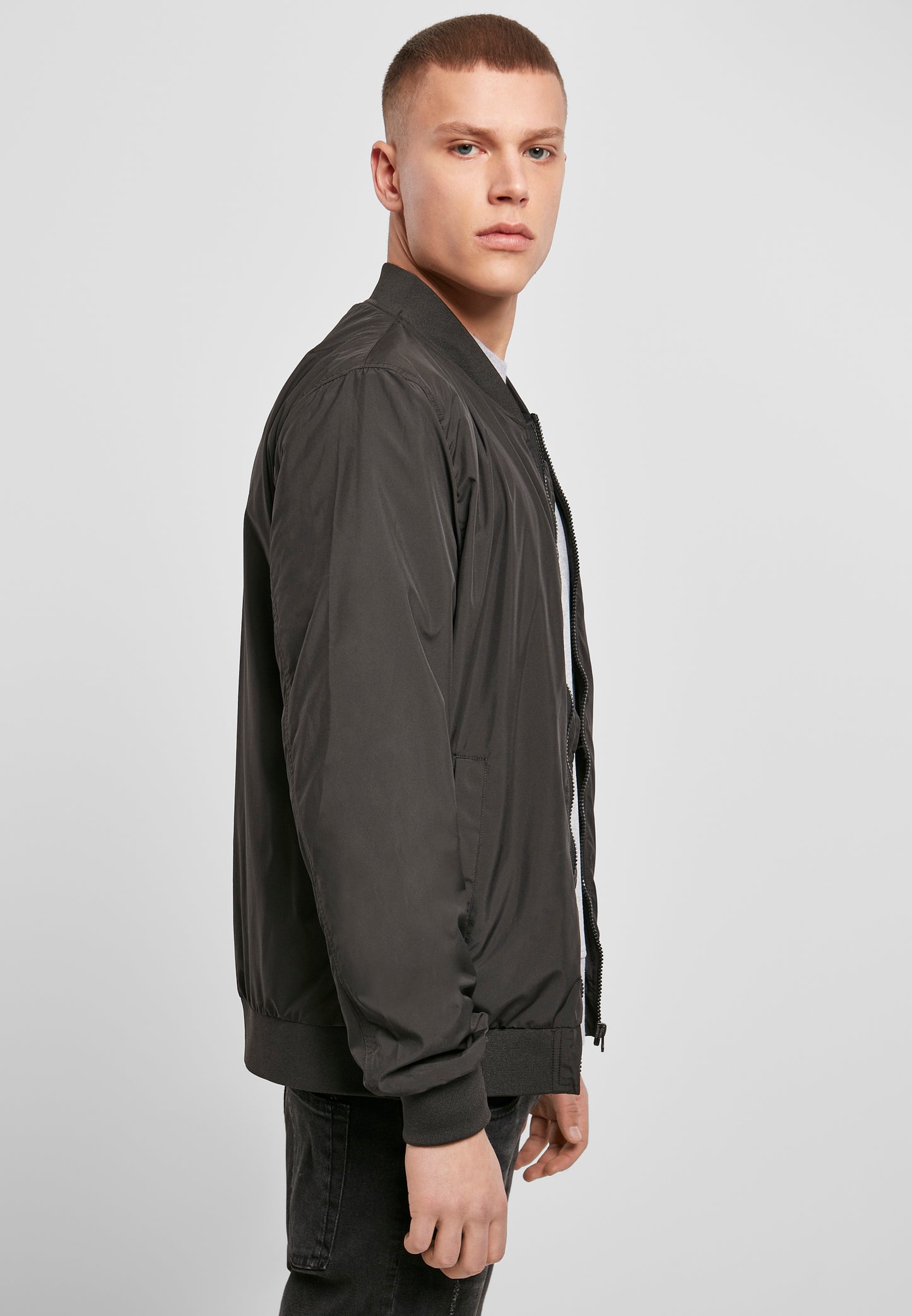 Nylon Bomber Jacket