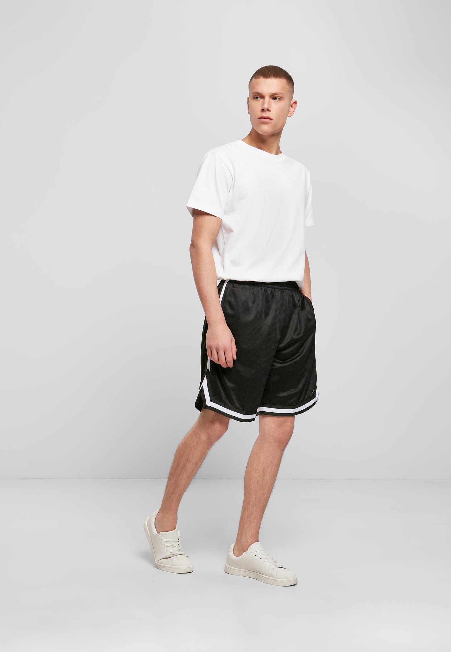 Two-tone Mesh Shorts