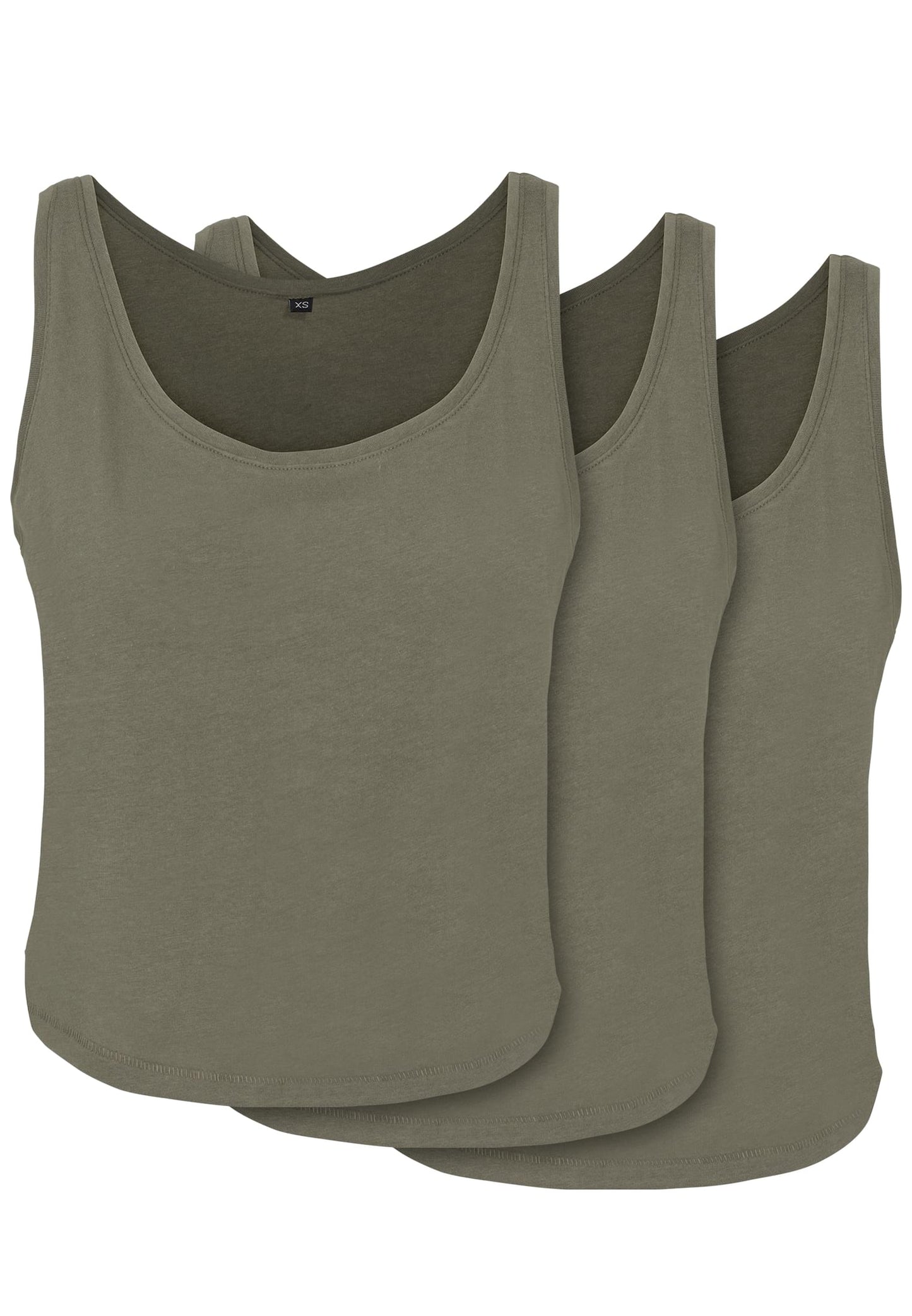 Ladies Oversized Tanktop 3-Pack